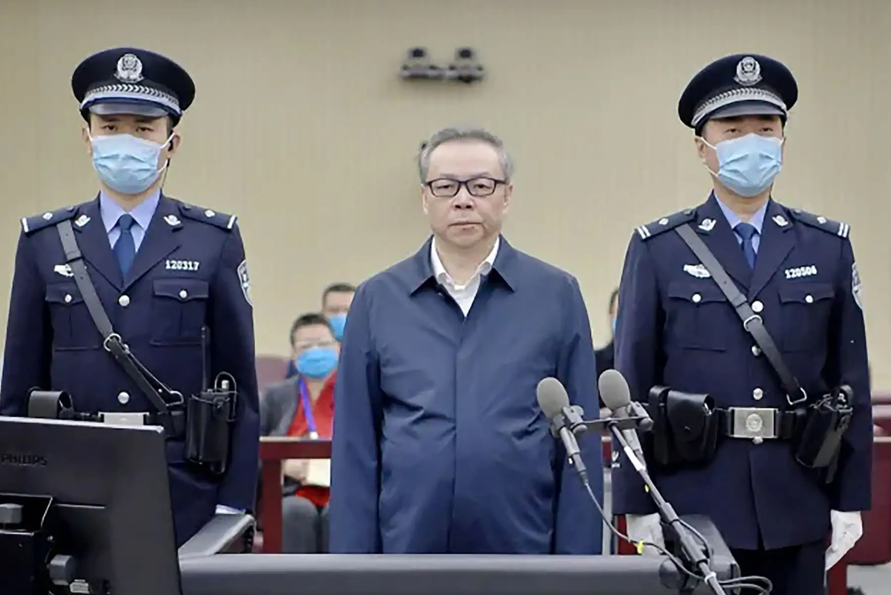 Lai Xiaomin, que había trabajado en el Banco central y para la agencia de supervisión bancaria, dijo que no había "gastado ni un solo céntimo". Foto: AFP