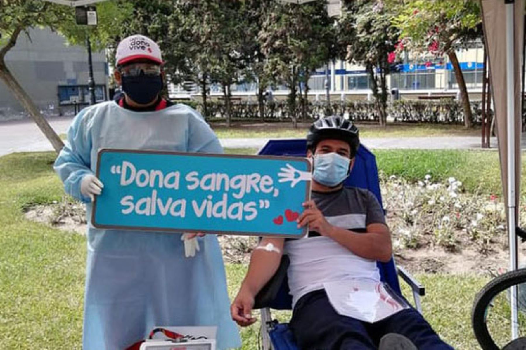 Durante el 2020, el Hospital Cayetano Heredia recolectó 1,203 unidades de sangre. Foto: ANDINA/Minsa.