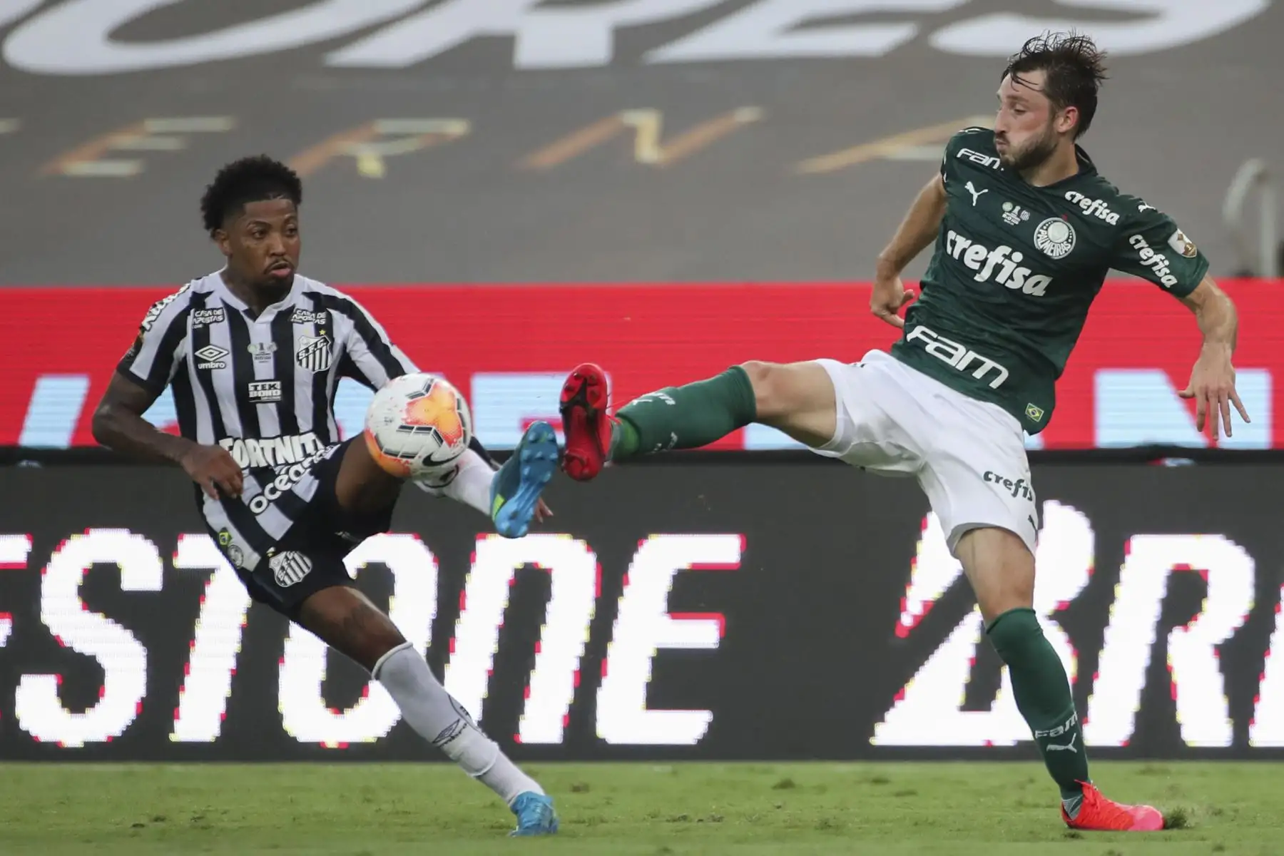 Palmeiras gana 1 a 0 al Santos y se lleva la Copa Libertadores. Foto: AFP