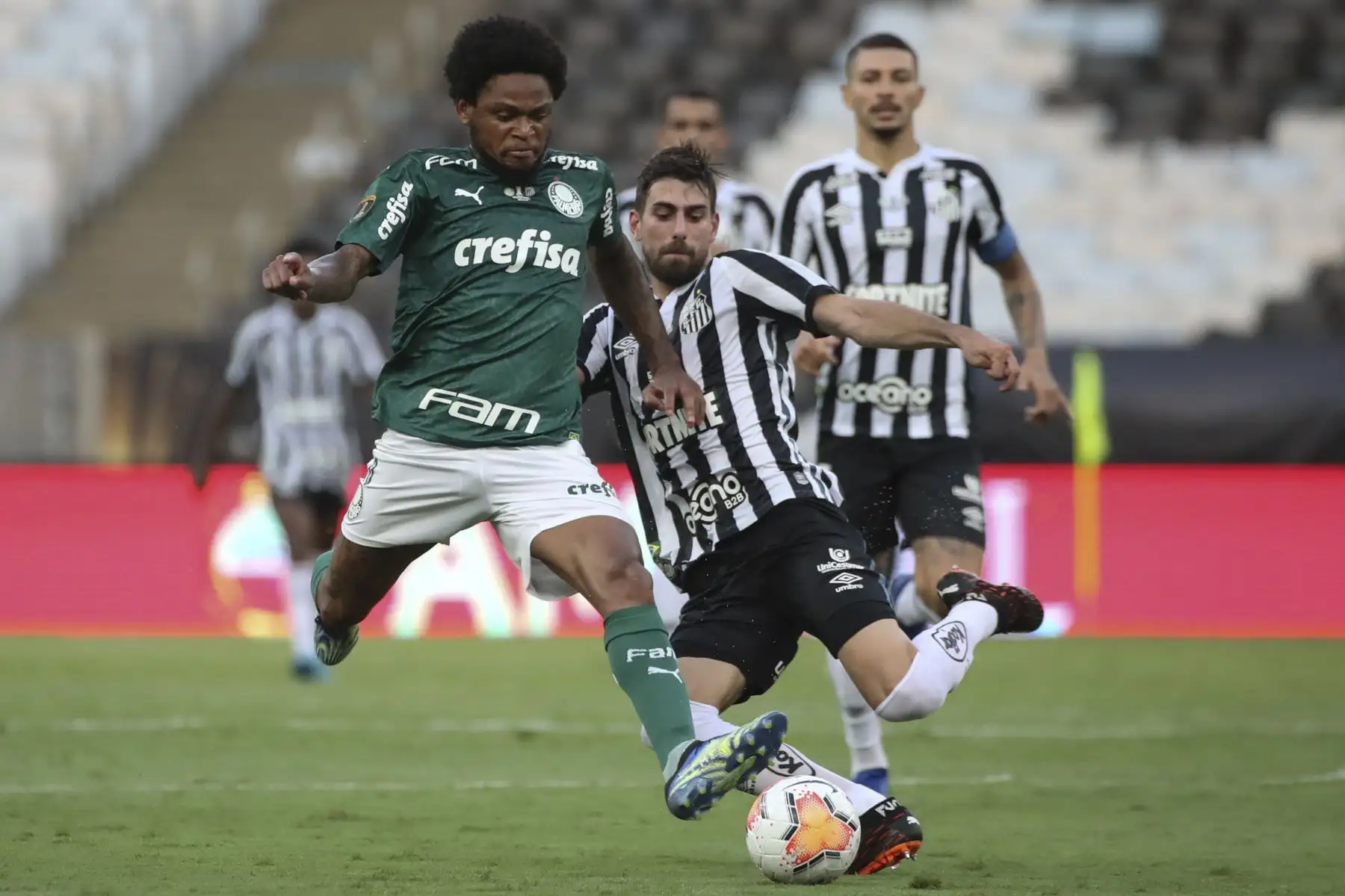Palmeiras gana 1 a 0 al Santos y se lleva la Copa Libertadores. Foto: AFP