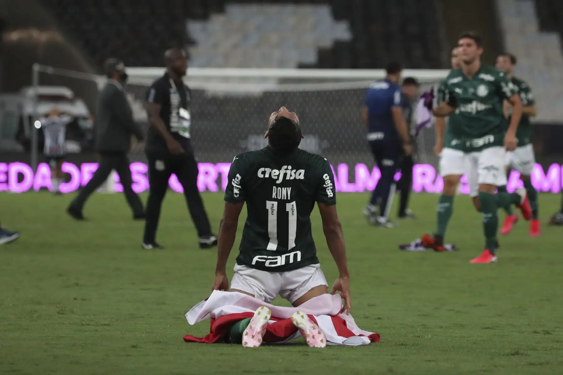 Palmeiras campeón de la Copa Libertadores. Foto: AFP