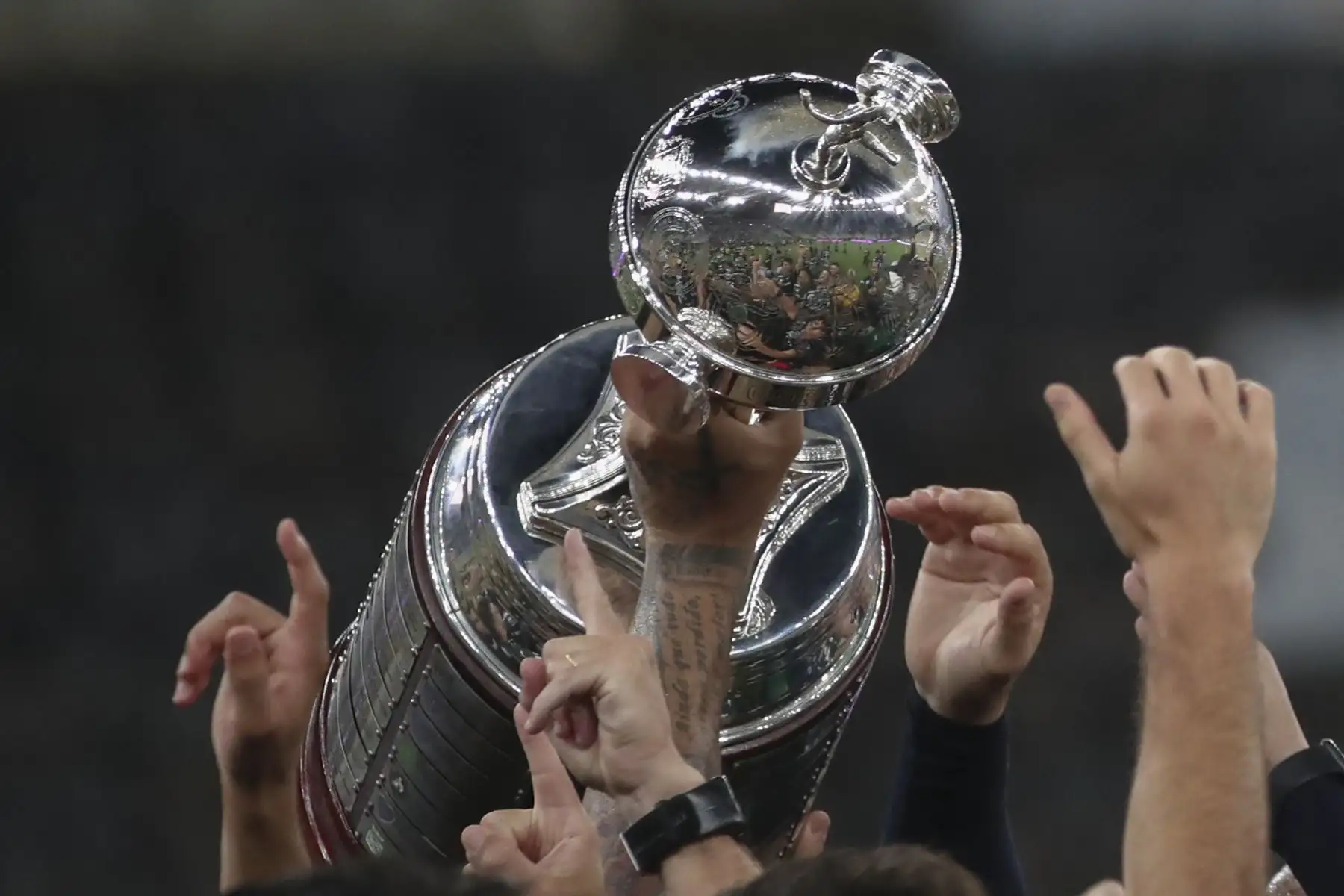 Palmeiras campeón de la Copa Libertadores. Foto: AFP
