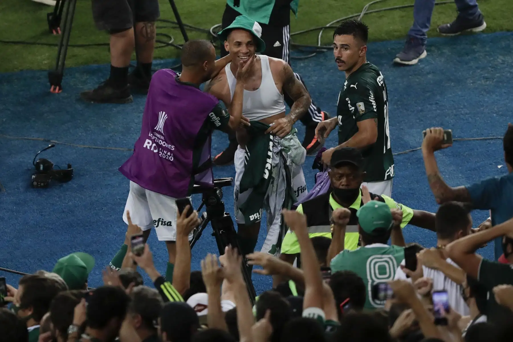 Palmeiras campeón de la Copa Libertadores. Foto: AFP