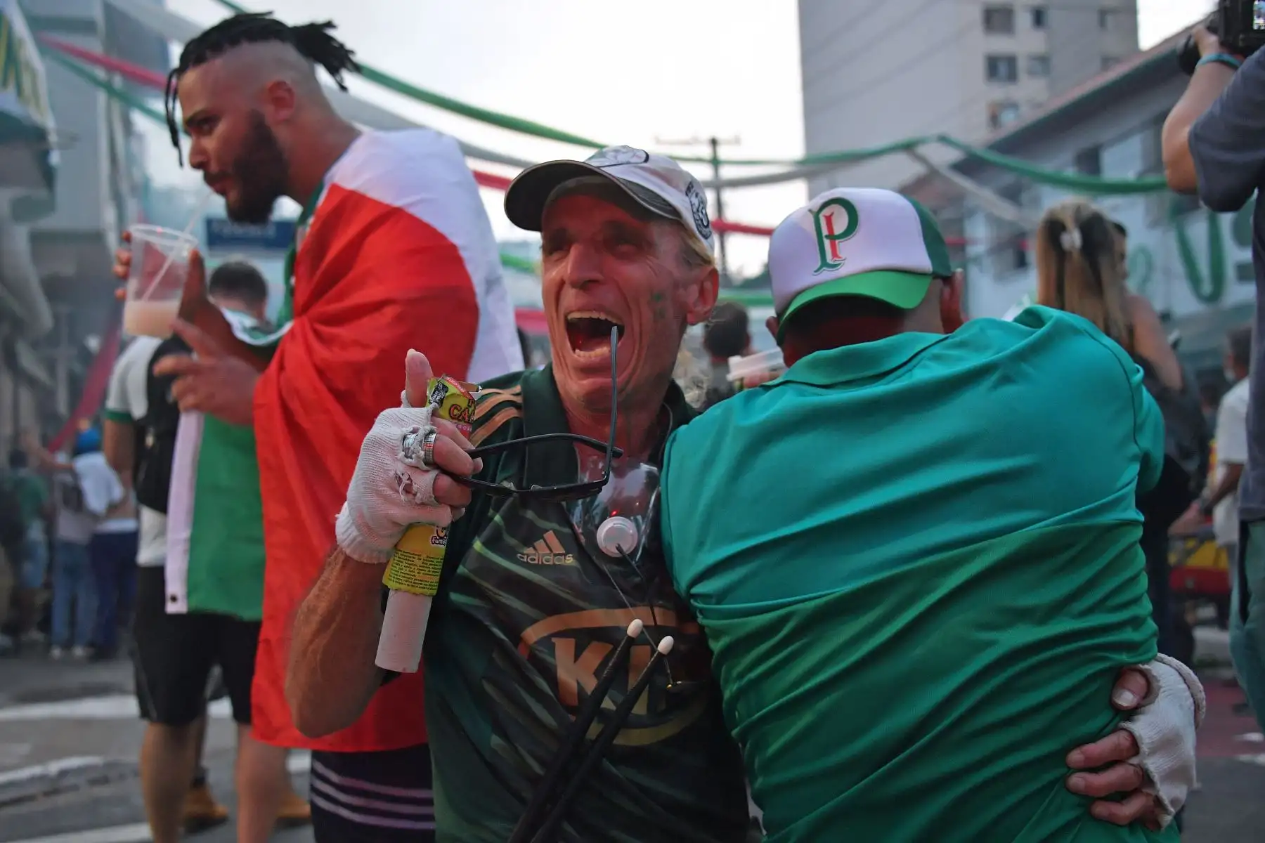 Palmeiras campeón de la Copa Libertadores. Foto: AFP