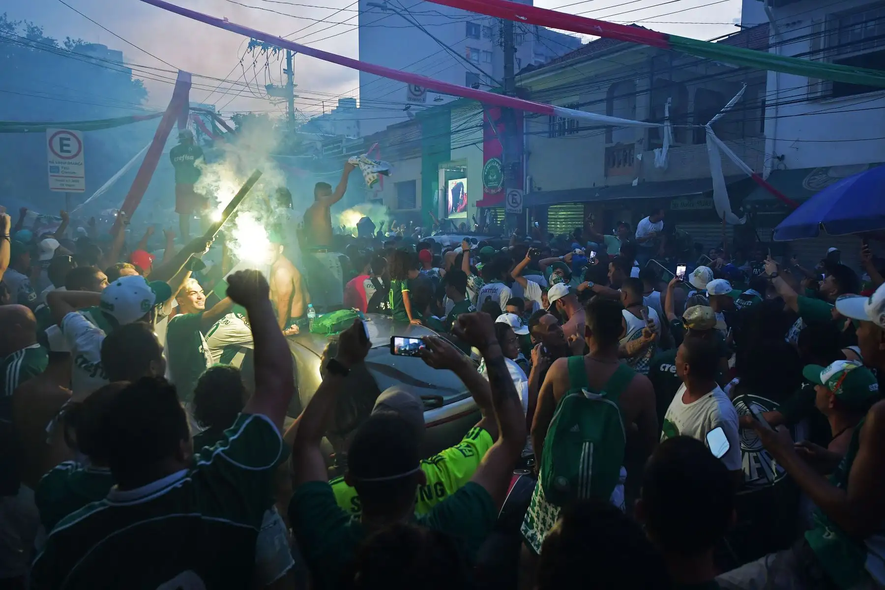 Palmeiras campeón de la Copa Libertadores. Foto: AFP