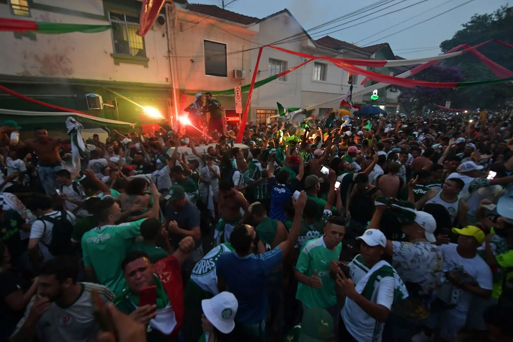 Palmeiras campeón de la Copa Libertadores. Foto: AFP