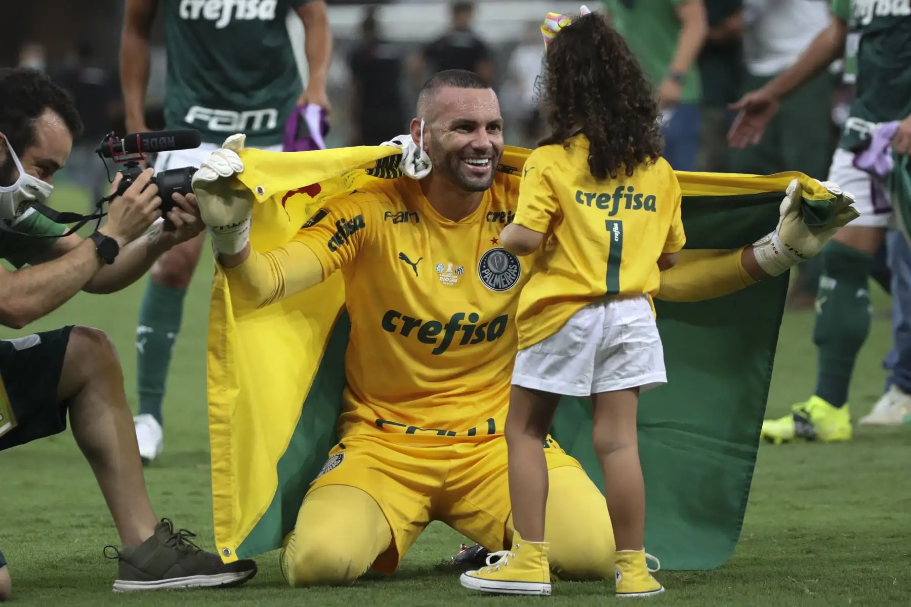 Palmeiras campeón de la Copa Libertadores. Foto: AFP