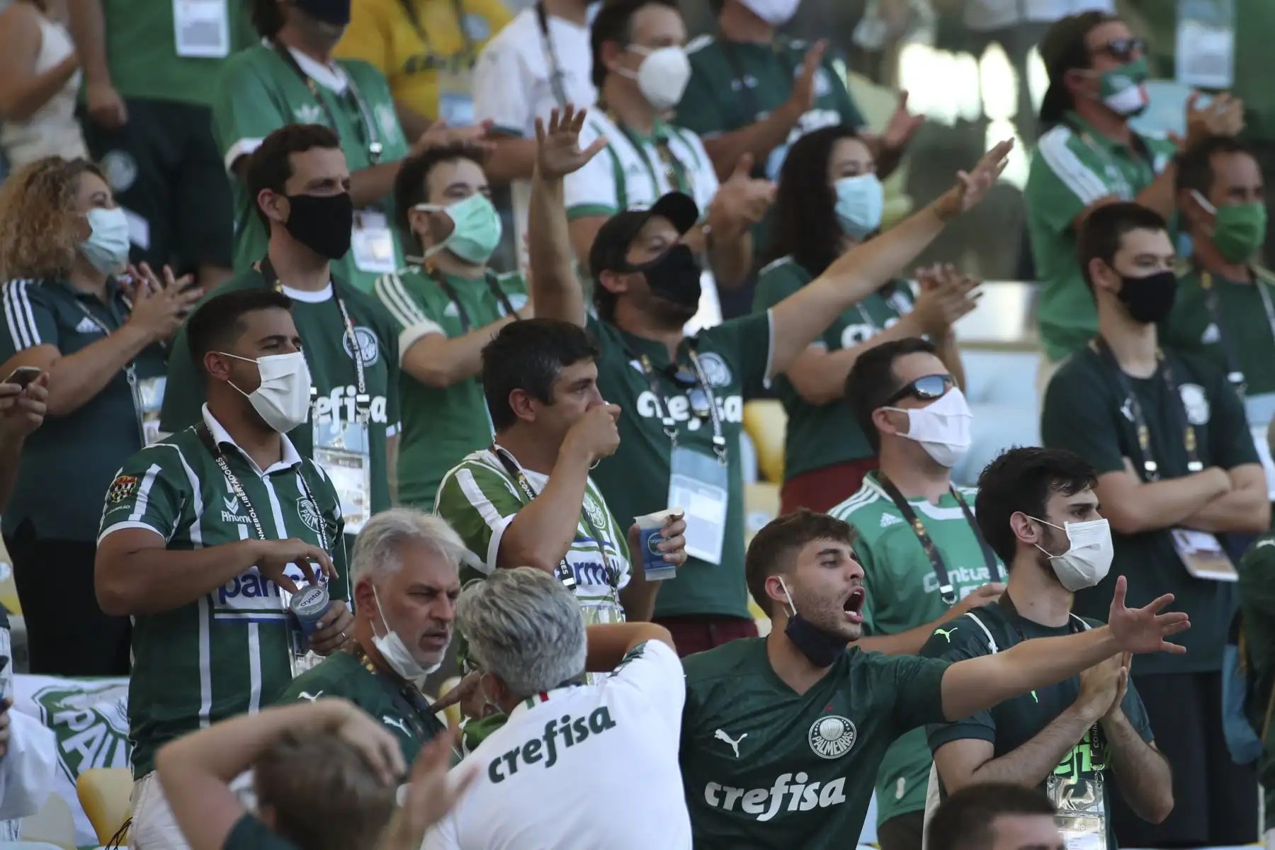 Palmeiras campeón de la Copa Libertadores. Foto: AFP