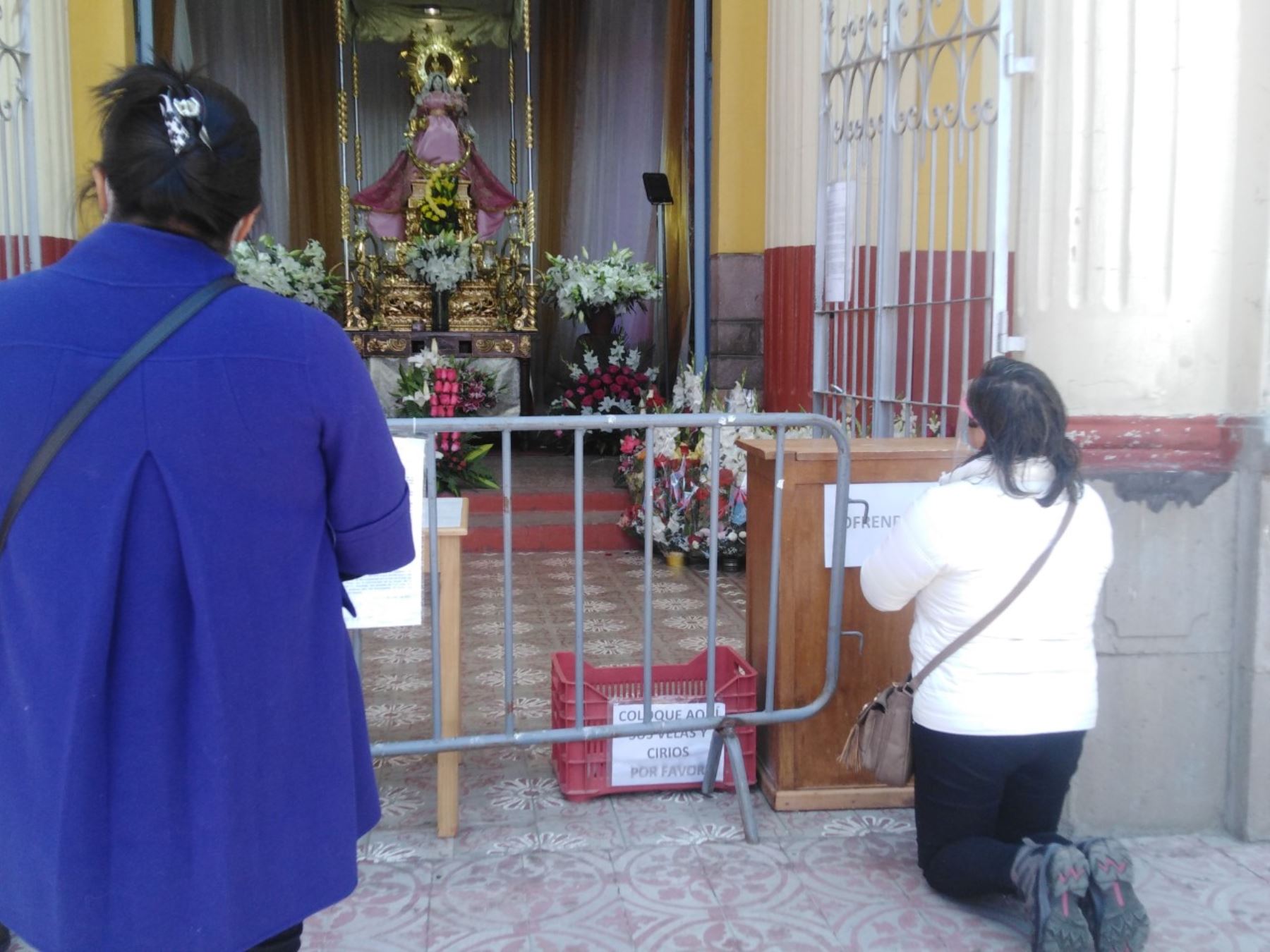 Puneños renuevan su devoción a la Virgen de la Candelaria y concurren a su santuario, a pesar de las restricciones sanitarias decretadas por la pandemia del coronavirus covid-19.