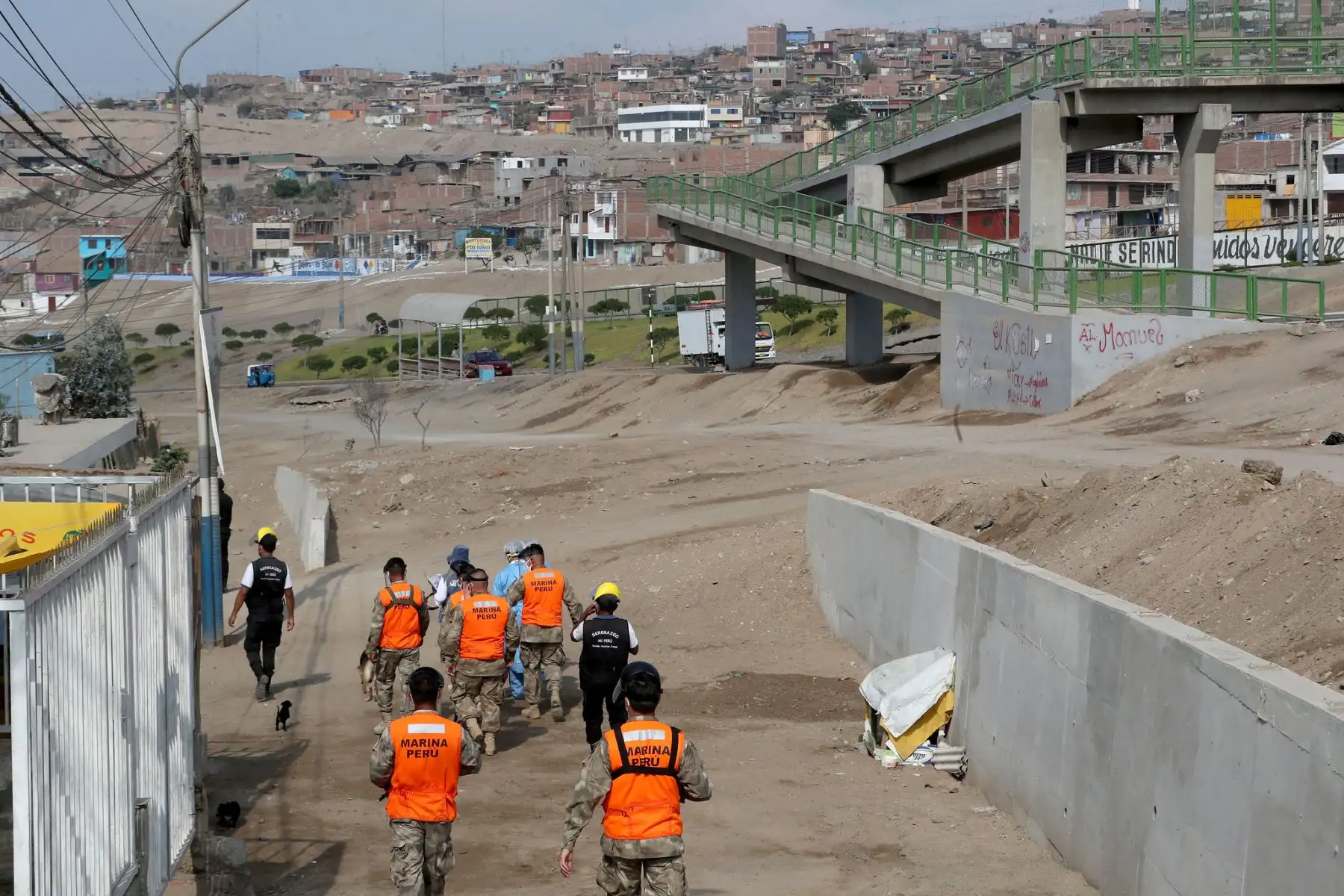 Ministra de Defensa,  Nuria Esparch, supervisó Operación Tayta contra el covid-19 en el distrito de Mi Perú.

Foto: ANDINA/MINDEF