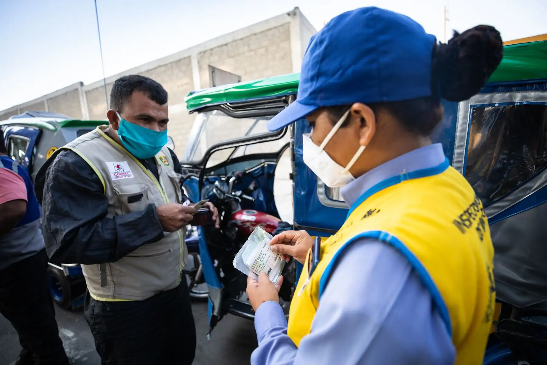 Municipalidad de Lima realiza operativo inopinado de control de medidas de bioseguridad a mototaxistas.

Foto:ANDINA / Municipalidad de Lima