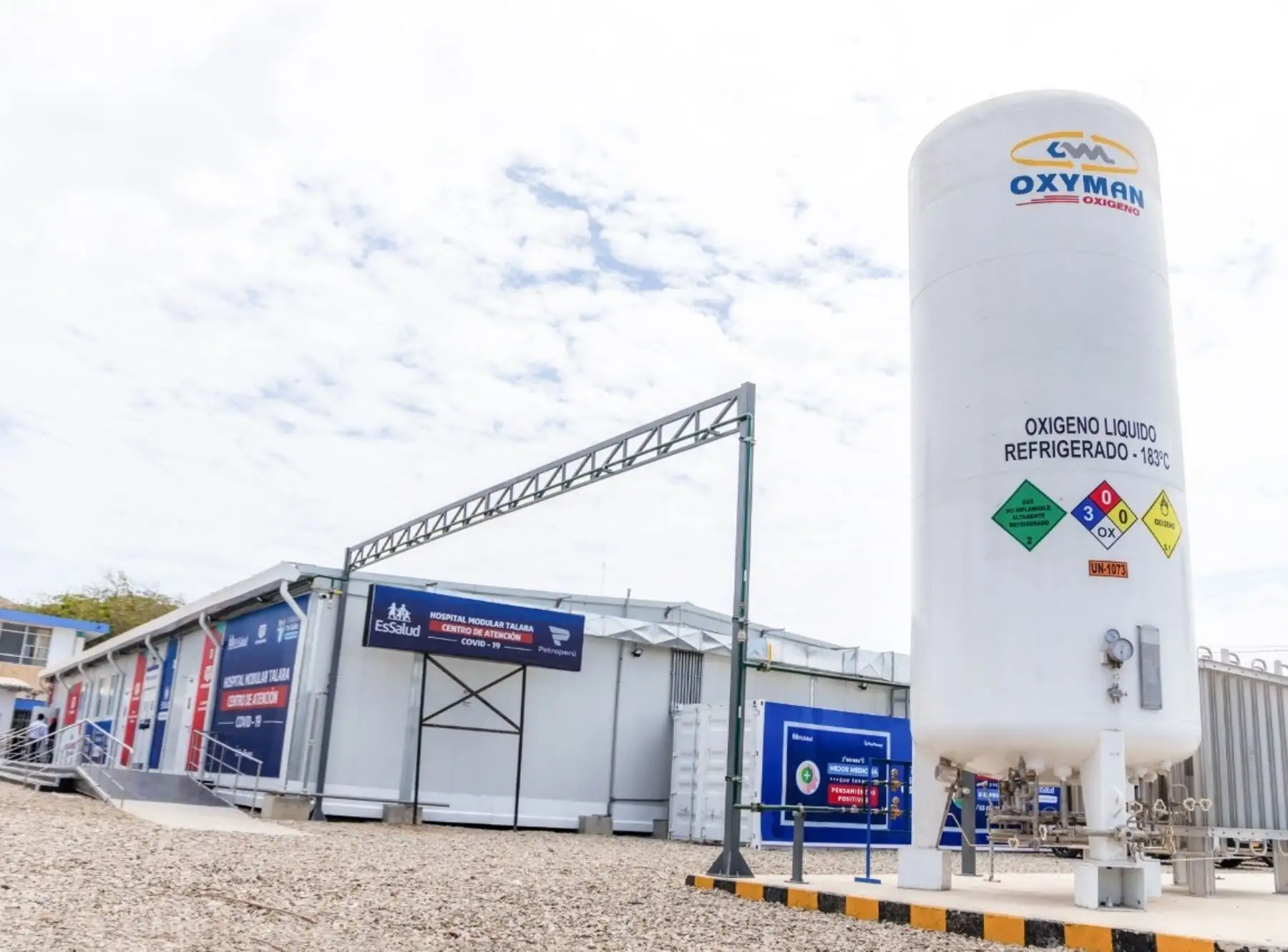 Petroperú donará una planta de oxígeno a Loreto para la atención de pobladores de comunidades indígenas víctimas de coronavirus (covid-19) de zonas ubicadas en el ámbito del Oleoducto Norperuano.