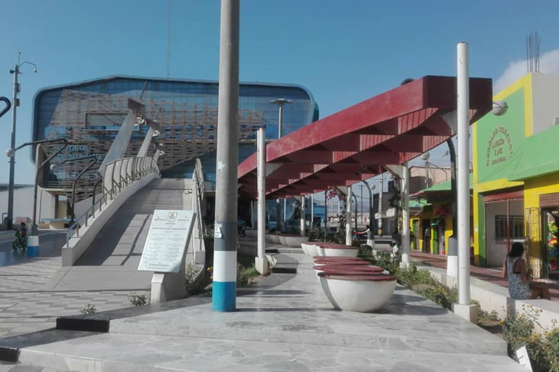 Plaza de Armas del distrito de Marcona, ubicado en la provincia de Nasca, región Ica. Foto: Foto: ANDINA/difusión.