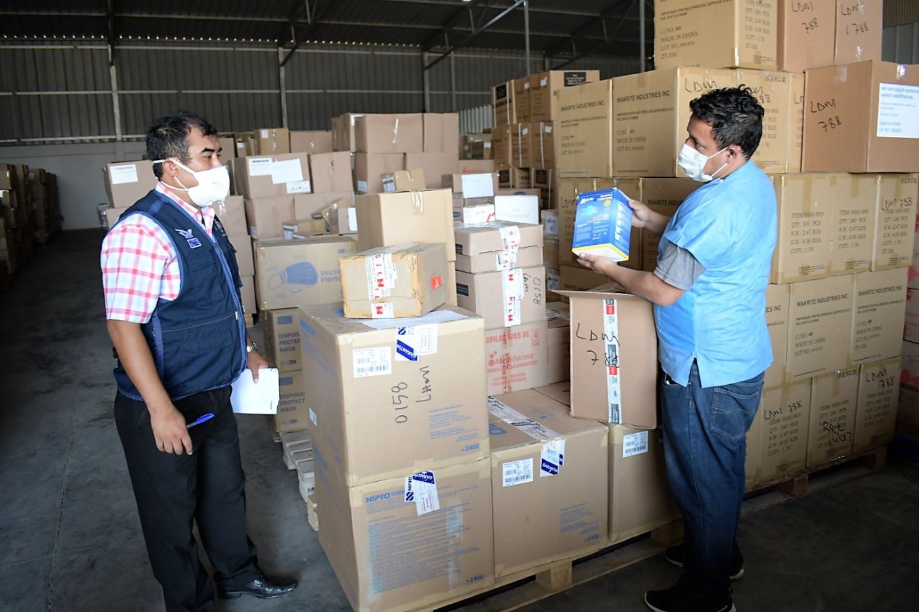 Almacén de la Gerencia Regional de Salud de Lambayeque cuenta con medicamentos y equipos de protección para abastecer a los centros de salud de la región. Foto: ANDINA/Difusión