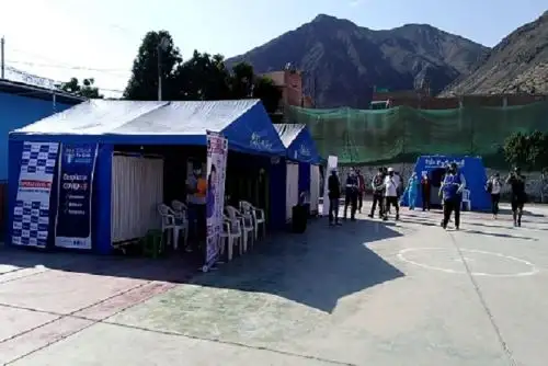 La implementación del nuevo centro de atención se ubica en la losa deportiva de Ancón, en el distrito de Nepeña, región Áncash.