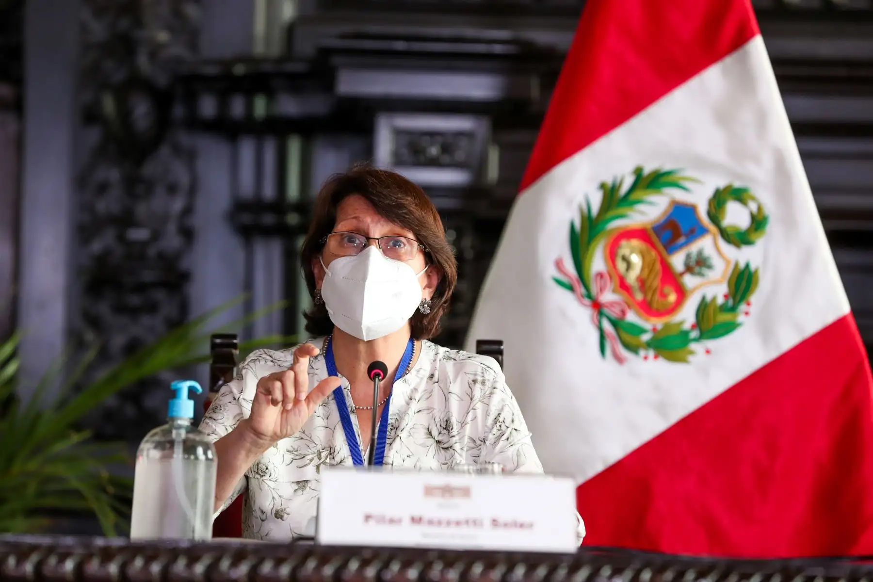 Ministra de Salud, Pilar Mazzetti. Foto: ANDINA/difusión.