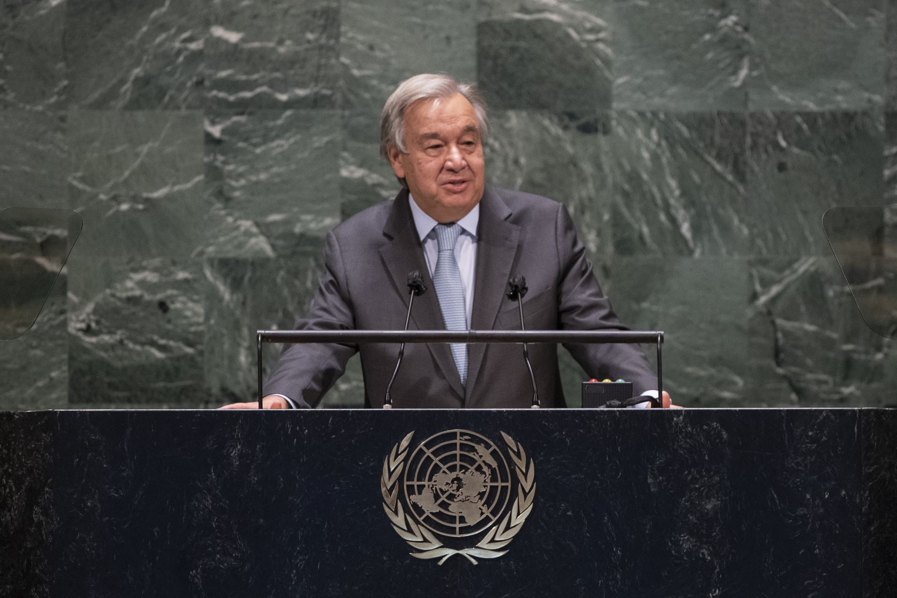 El secretario general de la ONU también lamentó que el Consejo de Seguridad no haya podido acordar el martes un texto común. Foto: AFP