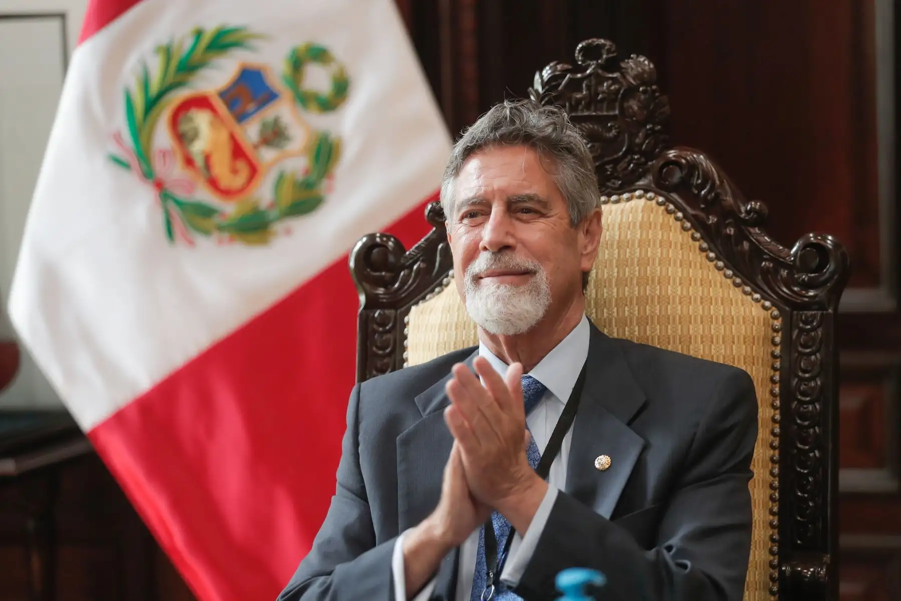 Ceremonia virtual de reconocimiento y anuncio de premios obtenidos por inventoras peruanas que participaron en la 13ra Exhibición Internacional de Inventos de Mujeres de Corea del Sur (KIWIE 2020)

Foto: ANDINA/Prensa Presidencia