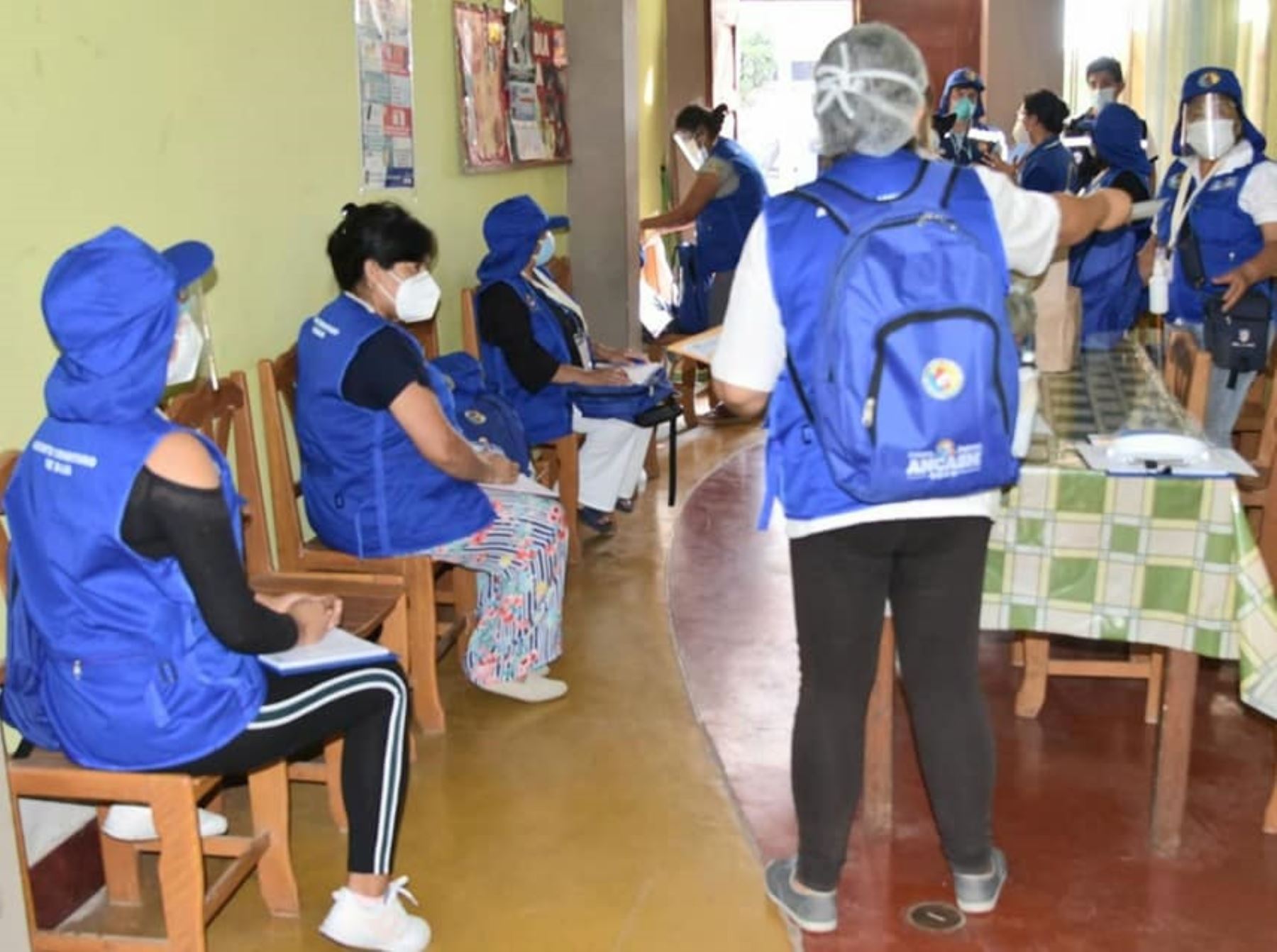 En total son 400 agentes comunitarios los que se suman a la lucha contra el coronavirus covid-19 en la provincia del Santa, región Áncash. Foto: ANDINA/difusión.