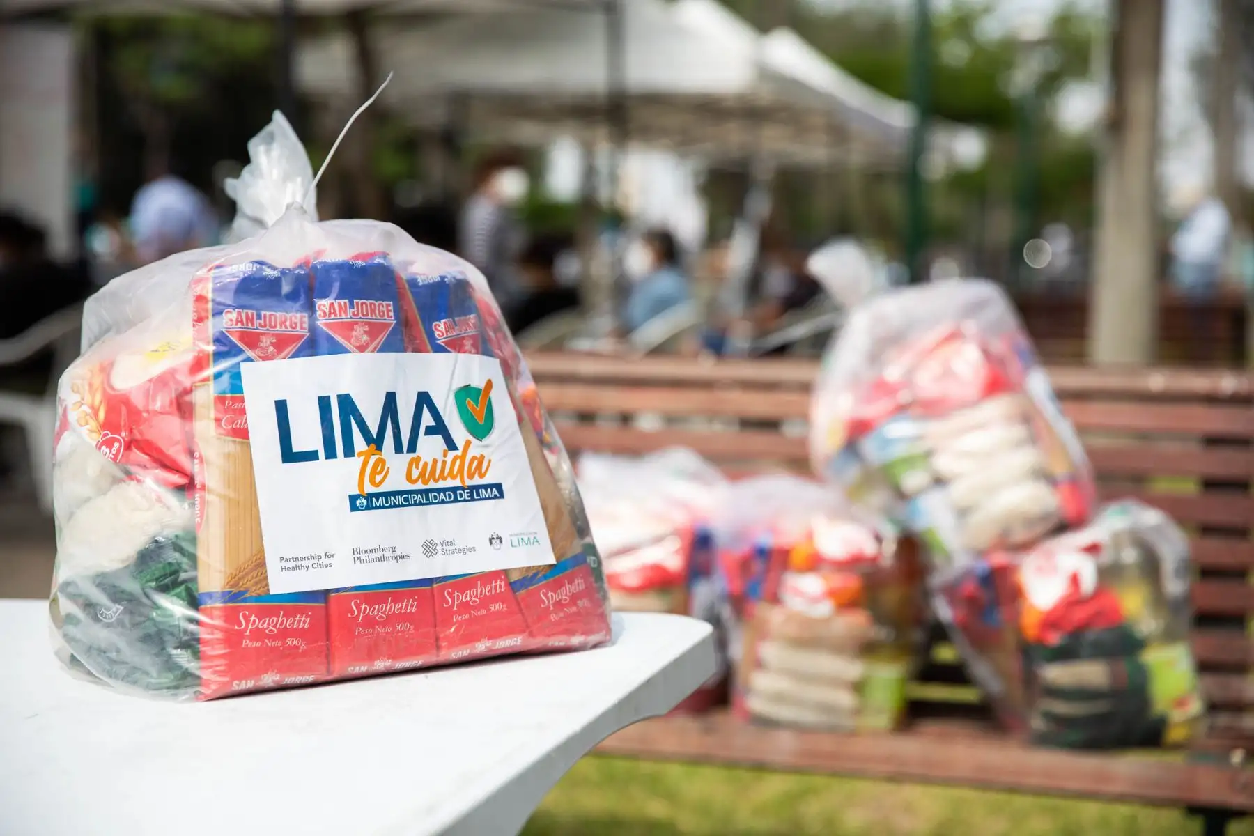 Campaña de la Municipalidad de Lima, "Lima te cuida" en las Malvinas.

Foto:ANDINA / Municipalidad de Lima