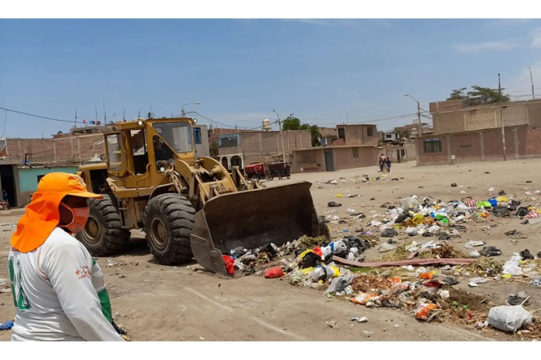 Los trabajos de limpieza pública fueron supervisados por el Área de Gestión Ambiental del municipio de Chiclayo. Foto: ANDINA/Difusión