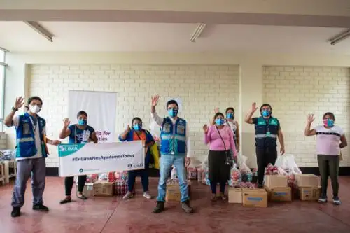 La campaña #AdoptaUnaOlla es parte de la iniciativa de asistencia alimentaria Manos a la Olla de la comuna limeña, que se inició en el 2019. Foto: ANDINA/Municipalidad de Lima