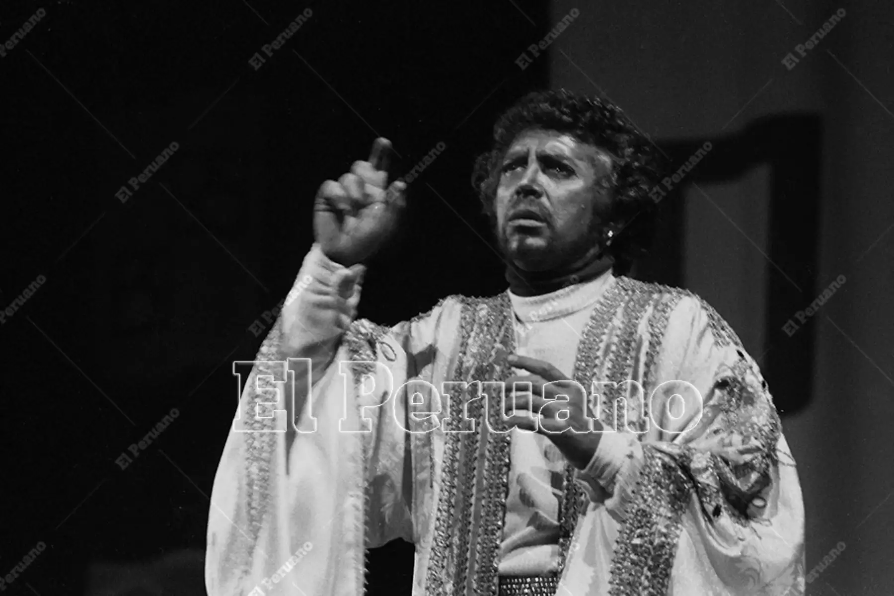 Lima - 23 julio 1978 / Osvaldo Cattone en la obra Otelo. Foto: Archivo Histórico de El Peruano / Leoncio Mariscal Lima - 23 julio 1978 / Osvaldo Cattone en la obra Otelo. Foto: Archivo Histórico de El Peruano / Leoncio Mariscal