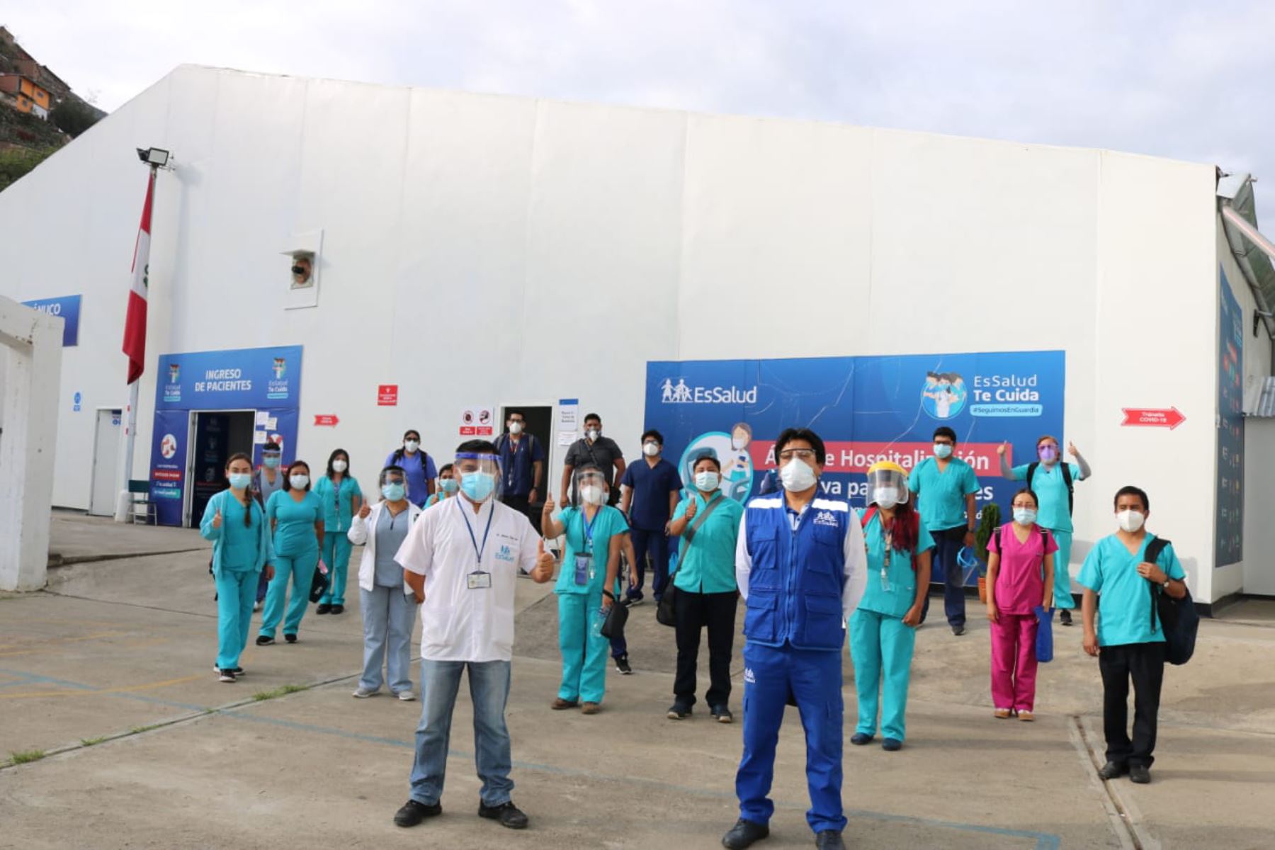 La segunda brigada médica está conformada por jóvenes médicos que trabajan en diversas regiones durante la pandemia. Foto: ANDINA/Difusión