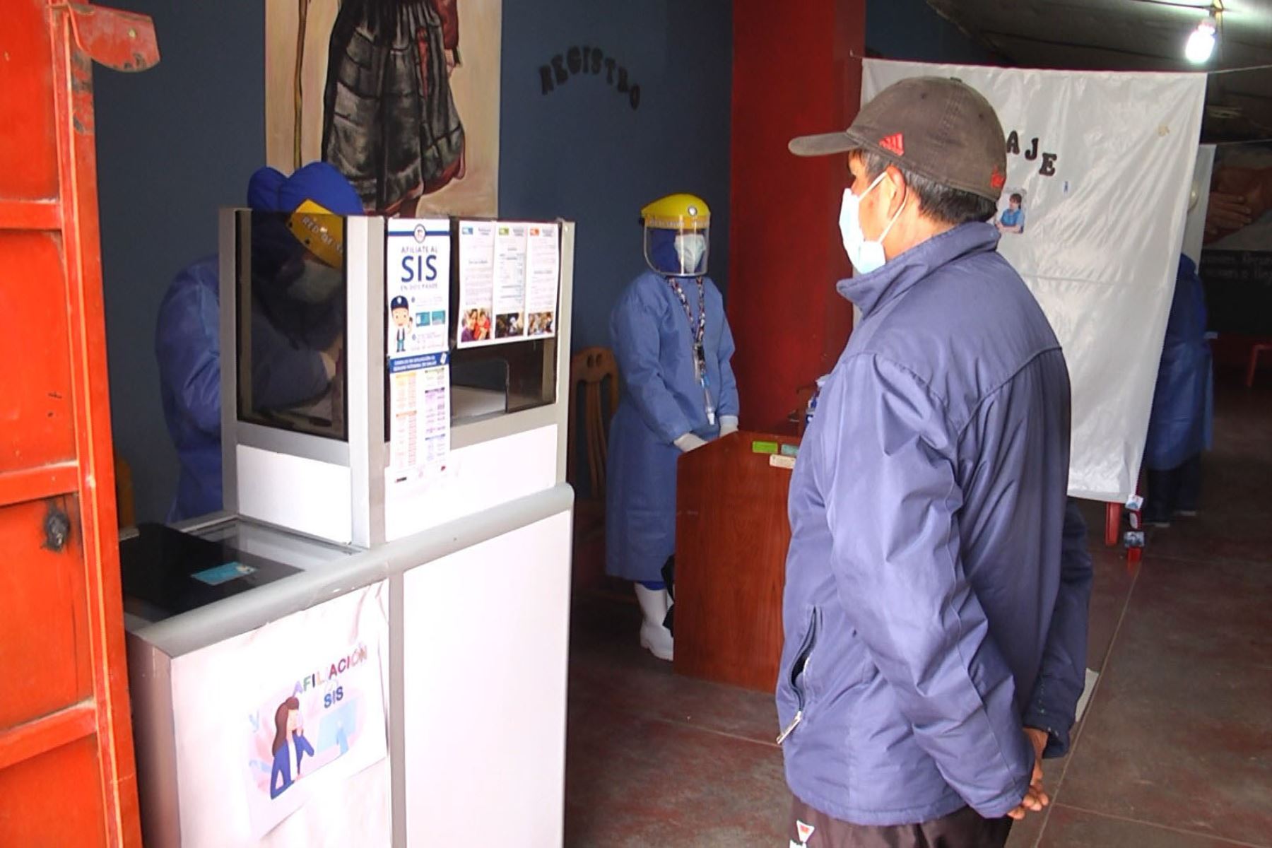 La Red de Salud Valle del Mantaro instaló nueve puntos satélite para el descarte del covid-19 en Huancayo. Foto: Cortesía Pedro Tinoco