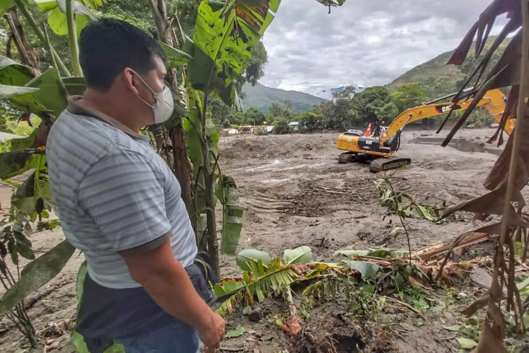 El distrito de Echarate, en la selva del Cusco, cayeron dos huaicos debido a las lluvias intensas. Foto: ANDINA/Percy Hurtado Santillán