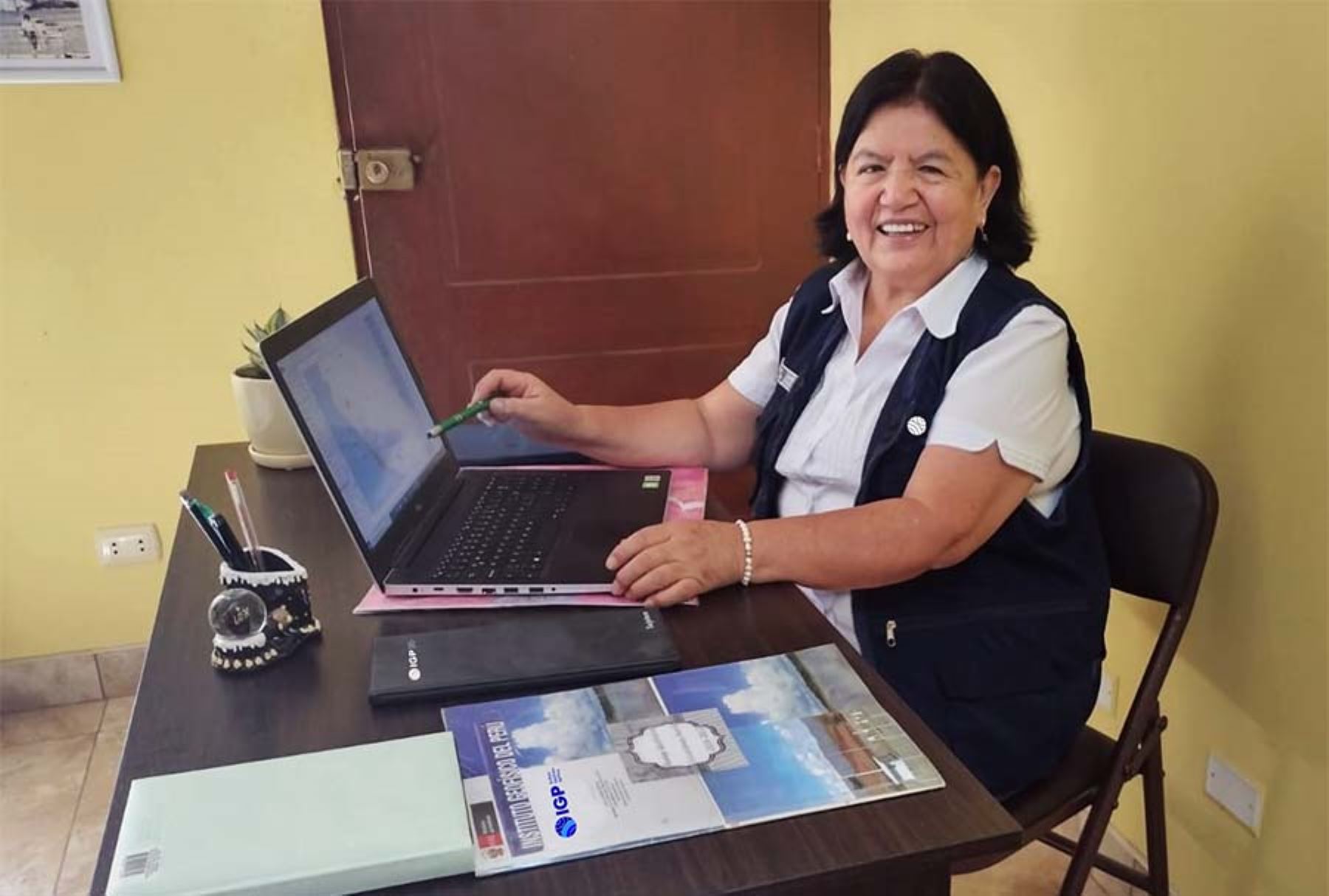Gloria Marín Ruiz es sismóloga de la sede desconcentrada del IGP en Chiclayo.