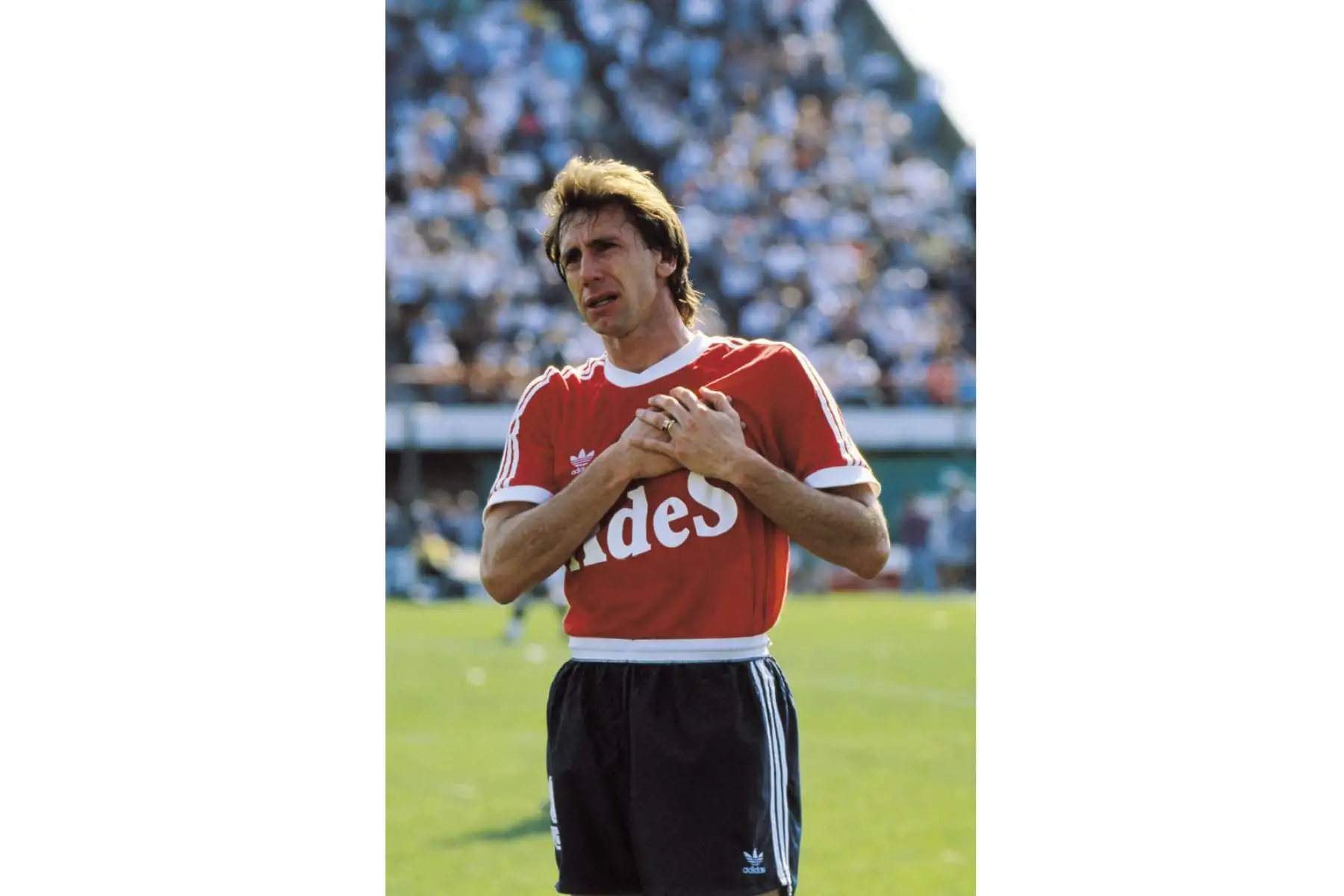 Ricardo Gareca en Independiente (1993 - 1994). Foto: Twitter @ftblsm