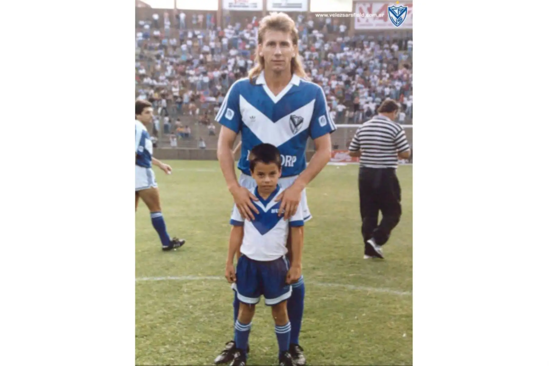 Ricardo Gareca en Vélez Sarsfield (1989 - 1992). Foto: Club Vélez Sarsfield