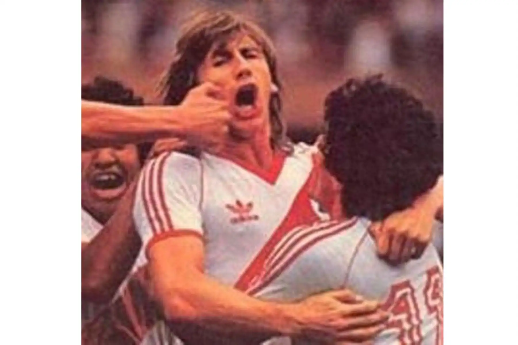 Ricardo Gareca en River Plate (1985). Foto: Internet