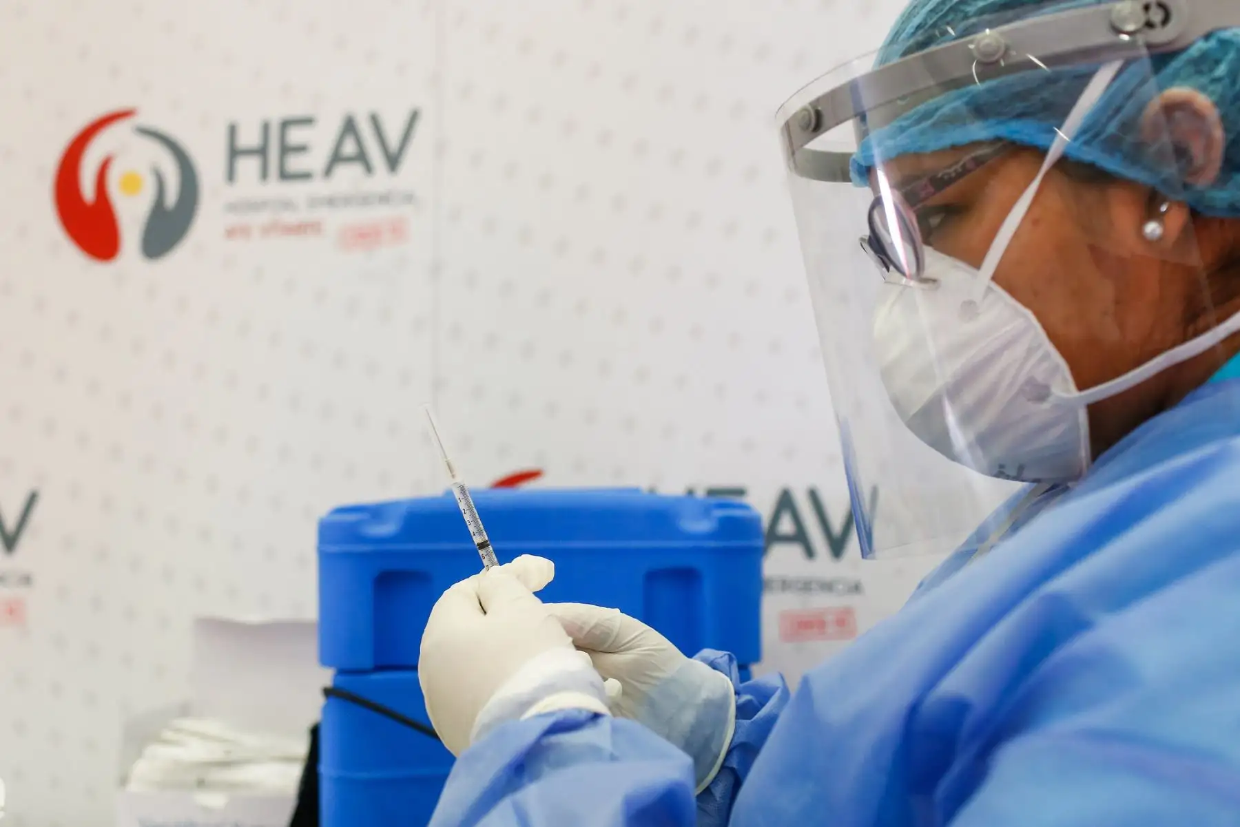 Vacunación a profesionales de la salud en Lima Este.

Foto:ANDINA/ Minsa