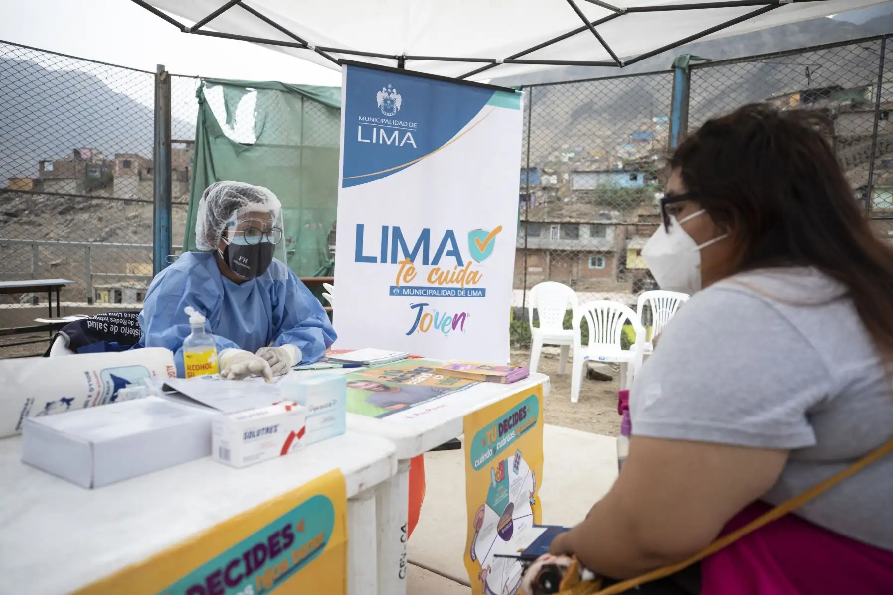 La Municipalidad de Lima a través de Sisol Salud, llevó la campaña 