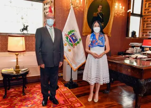 Presentan candidatura de César Landa a la CIDH ante embajadores.
