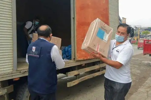 Material electoral para la ODPE Leoncio Prado en la región Huánuco.