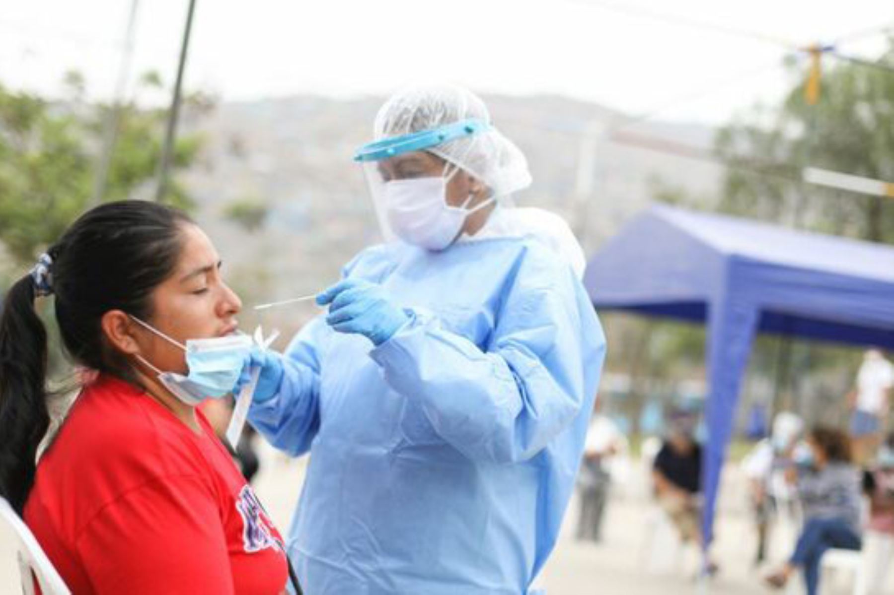 Más de 1,500 socias, de 398 comedores populares de Lima, estarán tamizadas con pruebas de antígeno, gracias al apoyo de la Dirección de Redes Integrales de Salud (DIRIS) de Lima Centro del Minsa. Foto: ANDINA/Midis
