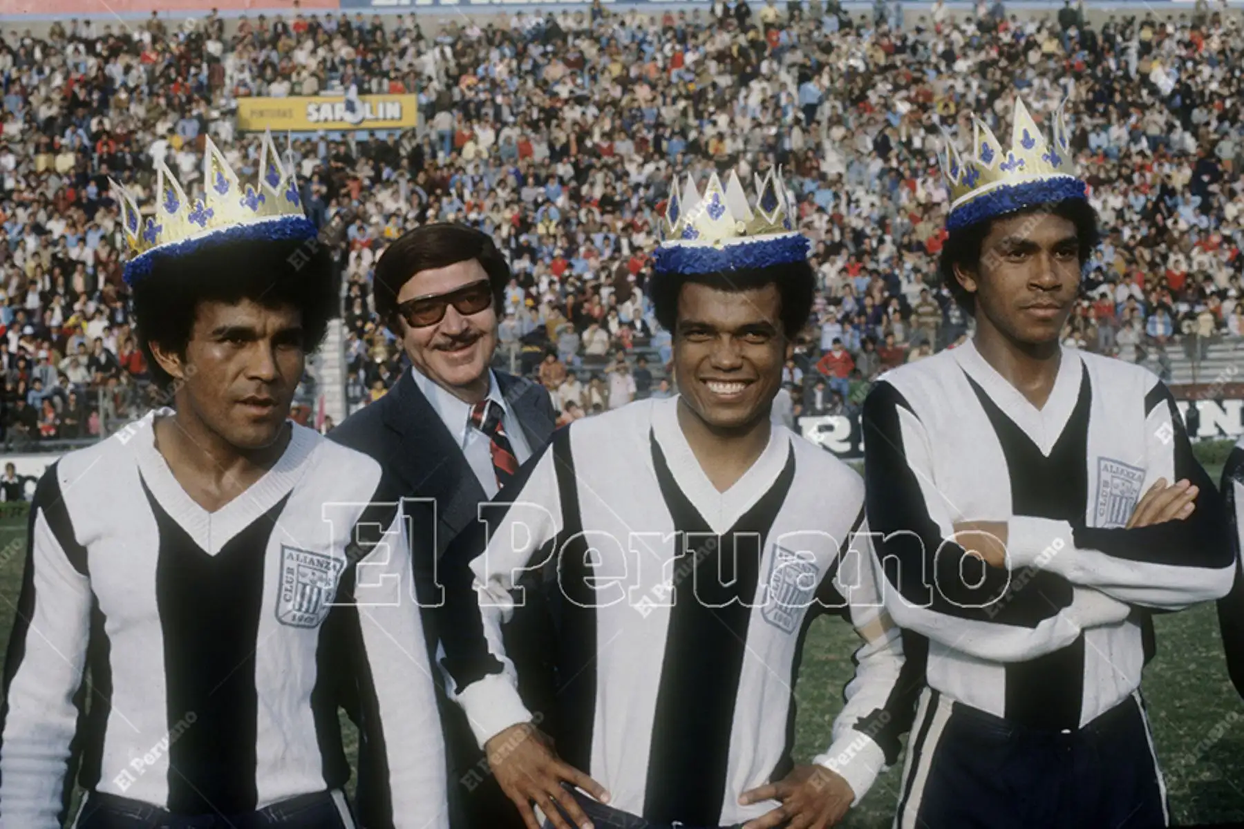 Lima-  1978 / Teófilo Cubillas y Jorge Olaechea. Foto: Archivo Histórico de El Peruano / Rolando Ángeles