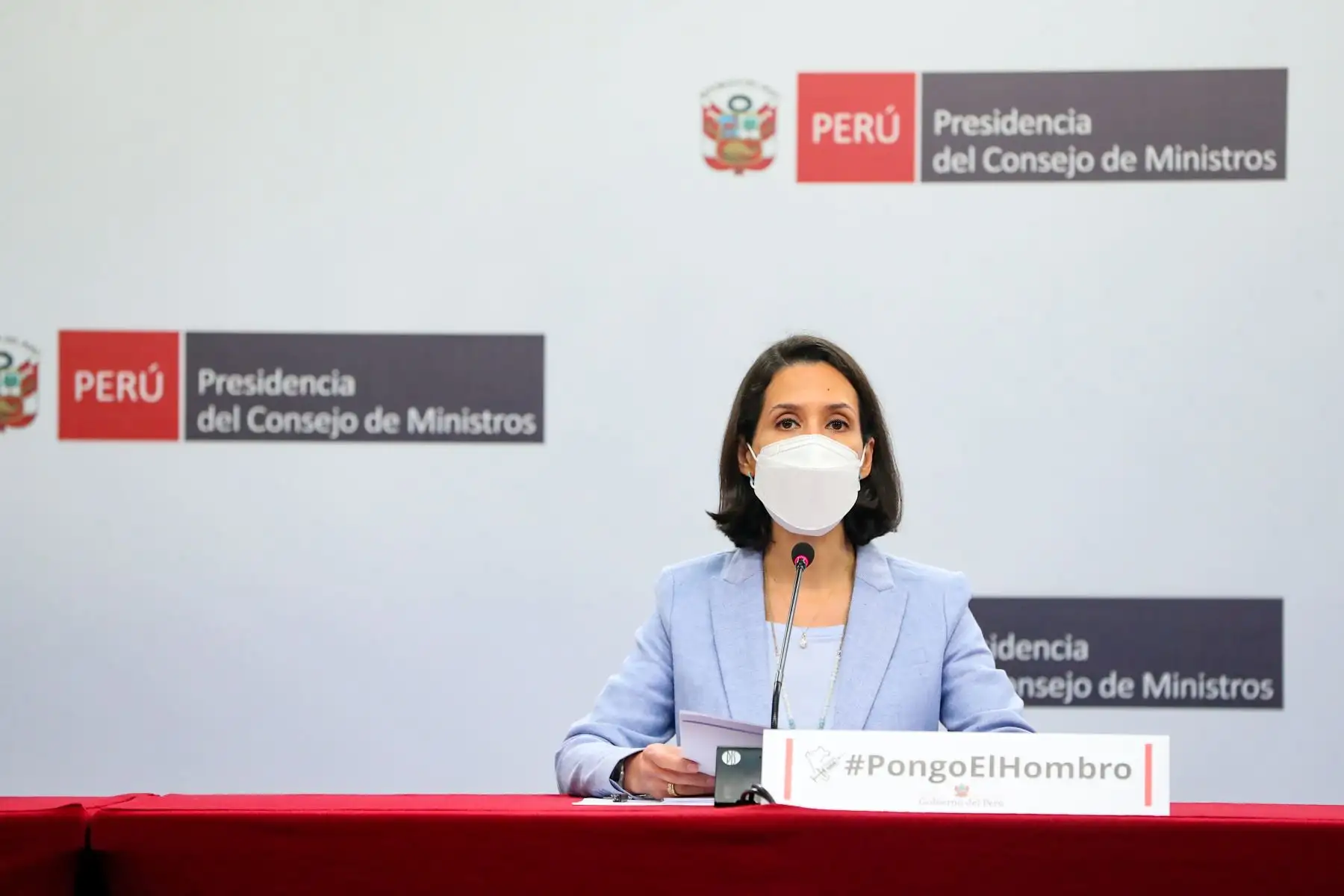 La ministra de Comercio Exterior y Turismo, Claudia Cornejo Mohme, el ministro de Cultura, Alejandro Neyra y el ministro de Educación, Ricardo Cuenca brindaron una conferencia de prensa donde brindaron detalles sobre avances de las medidas contra la pandemia. Foto: ANDINA/PCM