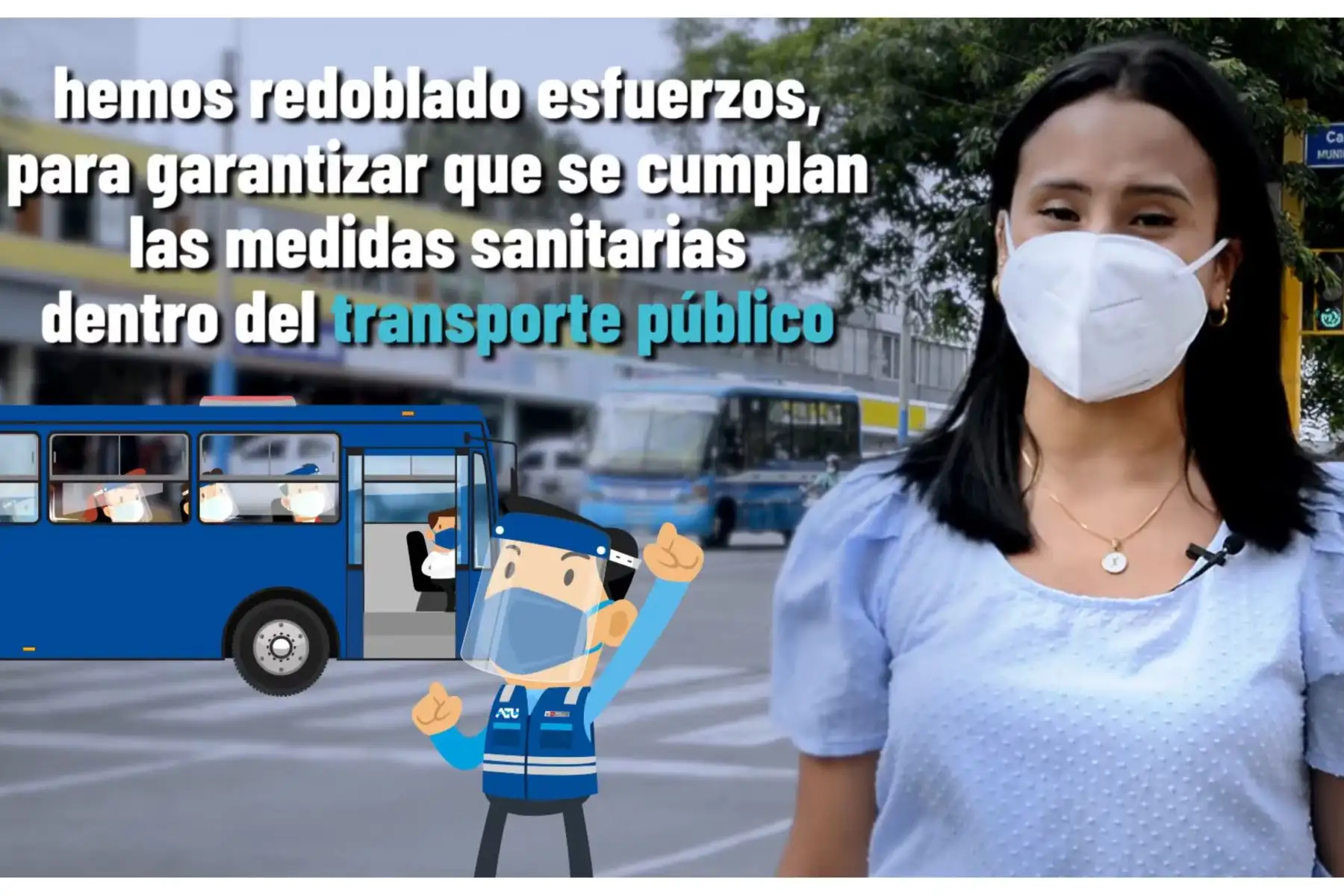 Si como usuario no cumple con esos protocolos, los fiscalizadores podrán bajarlo del vehículo, pues su misión es velar por la seguridad y salud de los pasajeros. Si es conductor, pagará S/ 440Foto: ANDINA/ATU