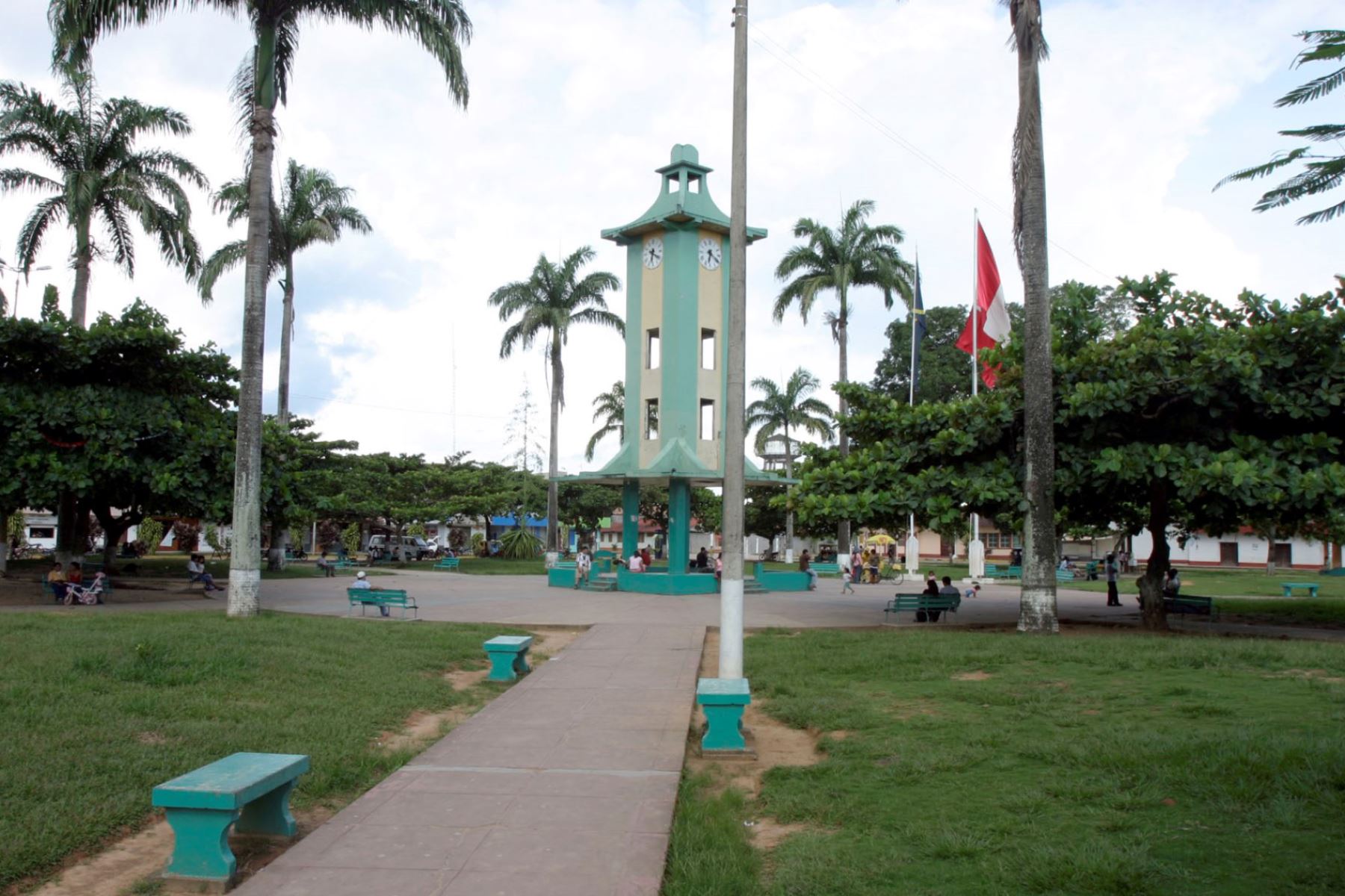 Plaza de Armas de Puerto Maldonado, en Madre de Dios. ANDINA/Archivo