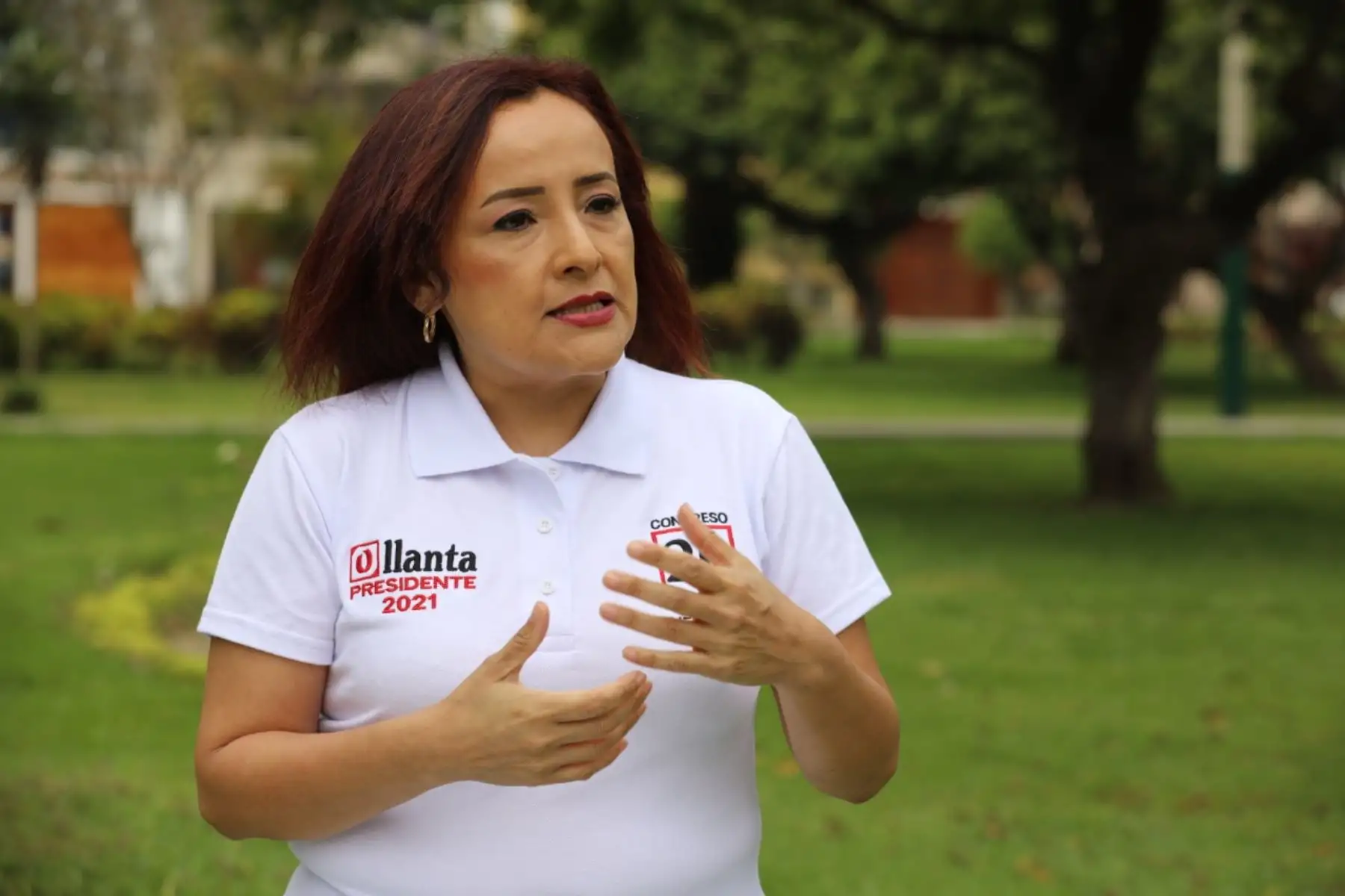 Rosa Heredia, candidata al Congreso por el Partido Nacionalista.