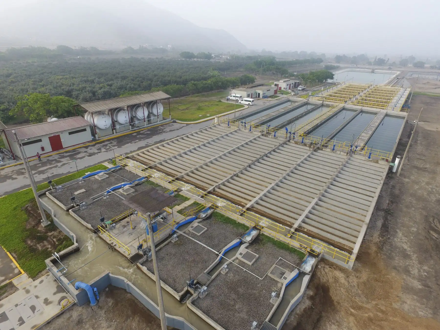 Obras de saneamiento. Cortesía MVCS.