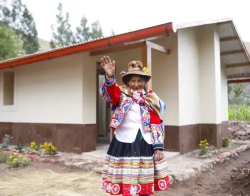 Ministerio de Vivienda, Construcción y Saneamiento transfirió más de S/ 221 millones para la construcción de 7,808 viviendas bioclimáticas en zonas altoandinas y de ceja de selva. ANDINA/Difusión