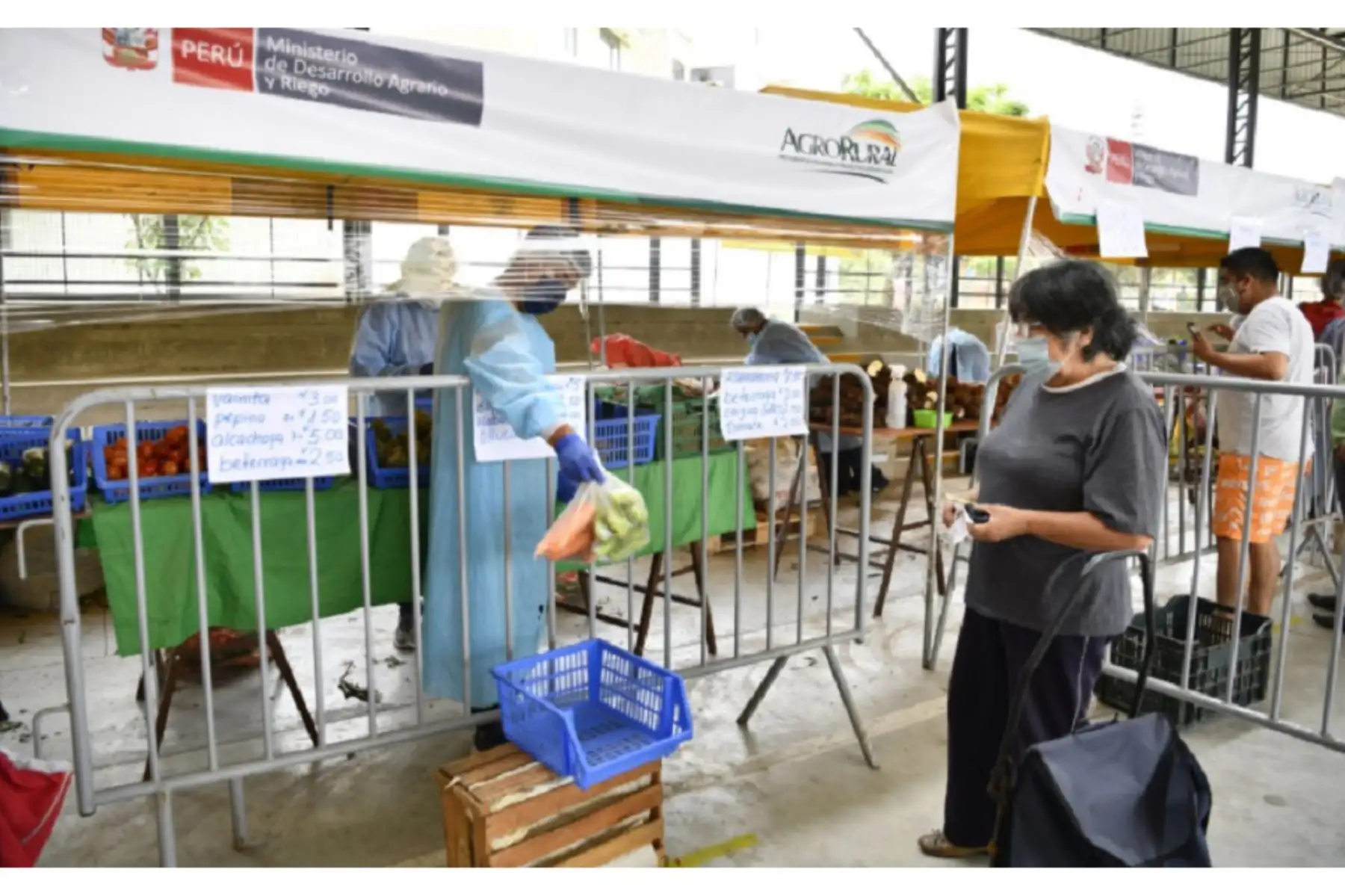 Ferias itinerantes impulsadas por Agro Rural, programa del Ministerio de Desarrollo Agrario y Riego. ANDINA/Difusión