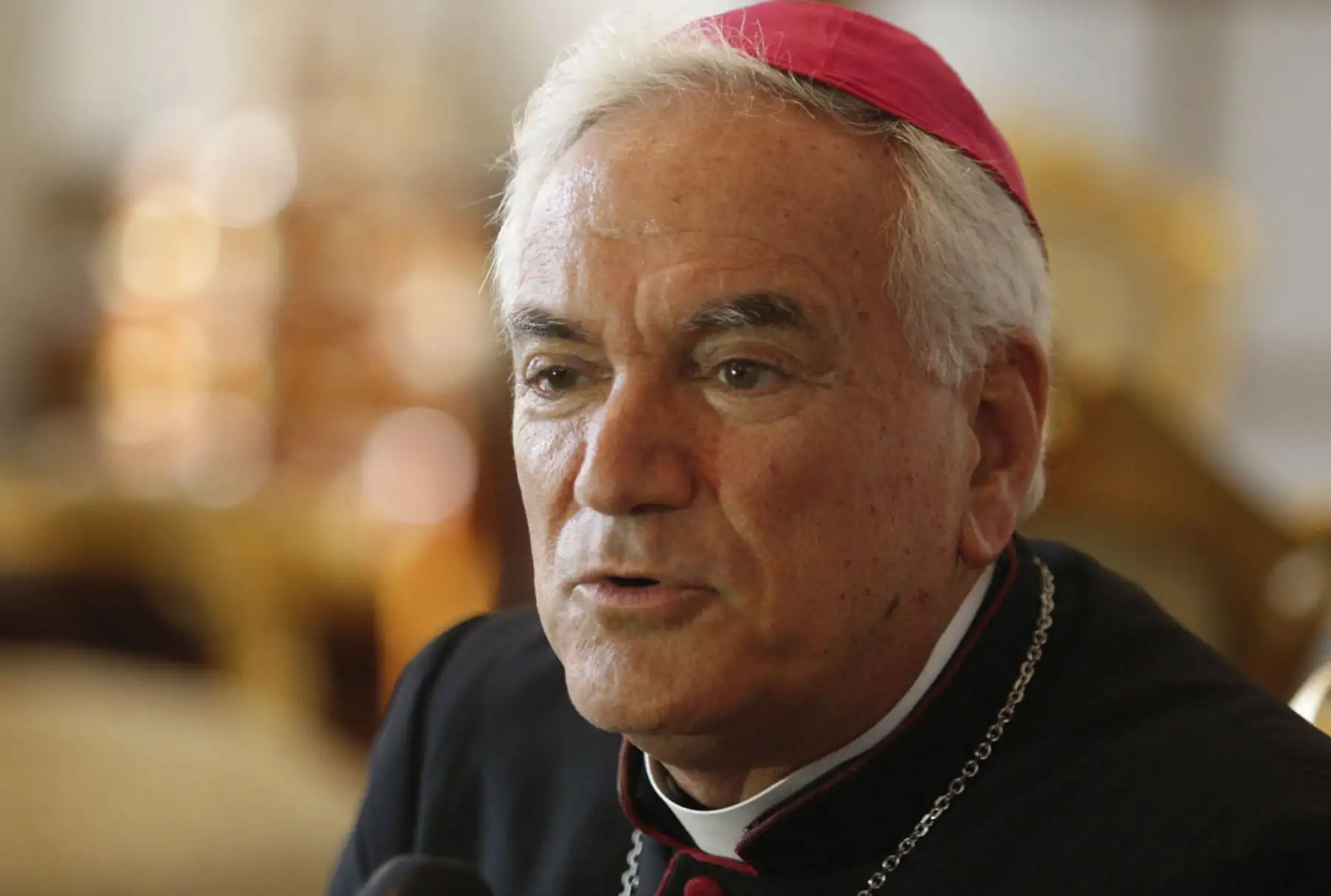 El nuncio apostólico, Nicola Girasoli, recibió dosis de la vacuna contra el covid-19 en enero y febrero del presente año. Foto: ANDINA/Difusión