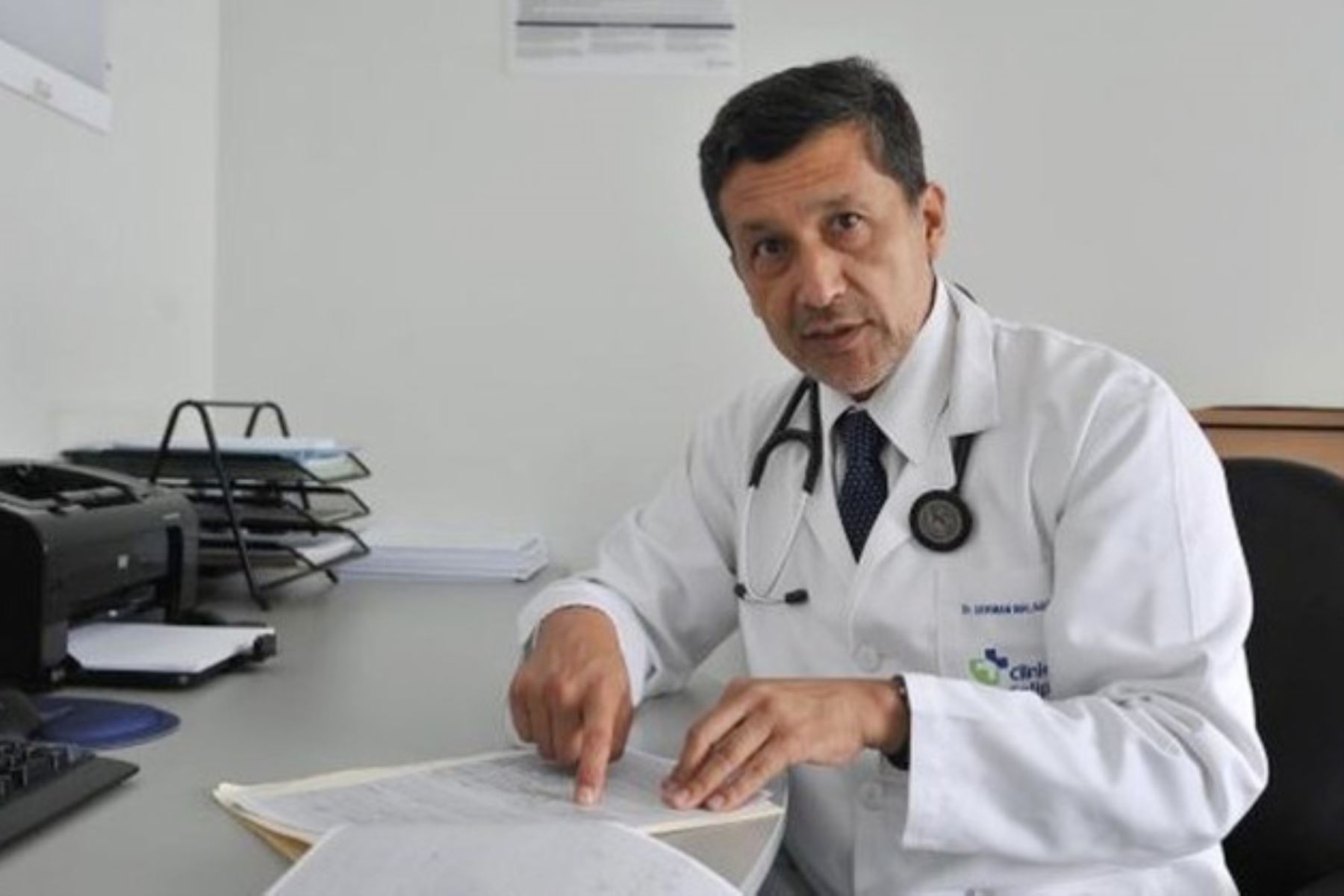 Médico Germán Málaga. ANDINA/Difusión
