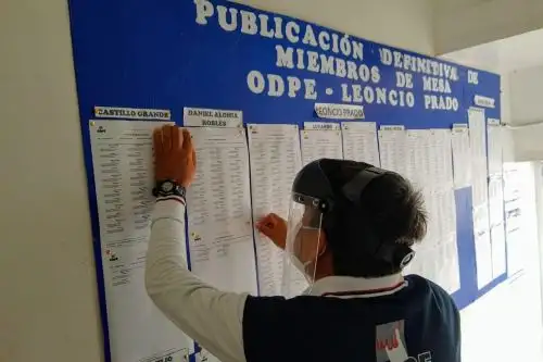 ODPE Leoncio Prado publicó la lista de 2,508 ciudadanos elegidos por sorteo para actuar como miembros de mesa en los comicios del 11 de abril.